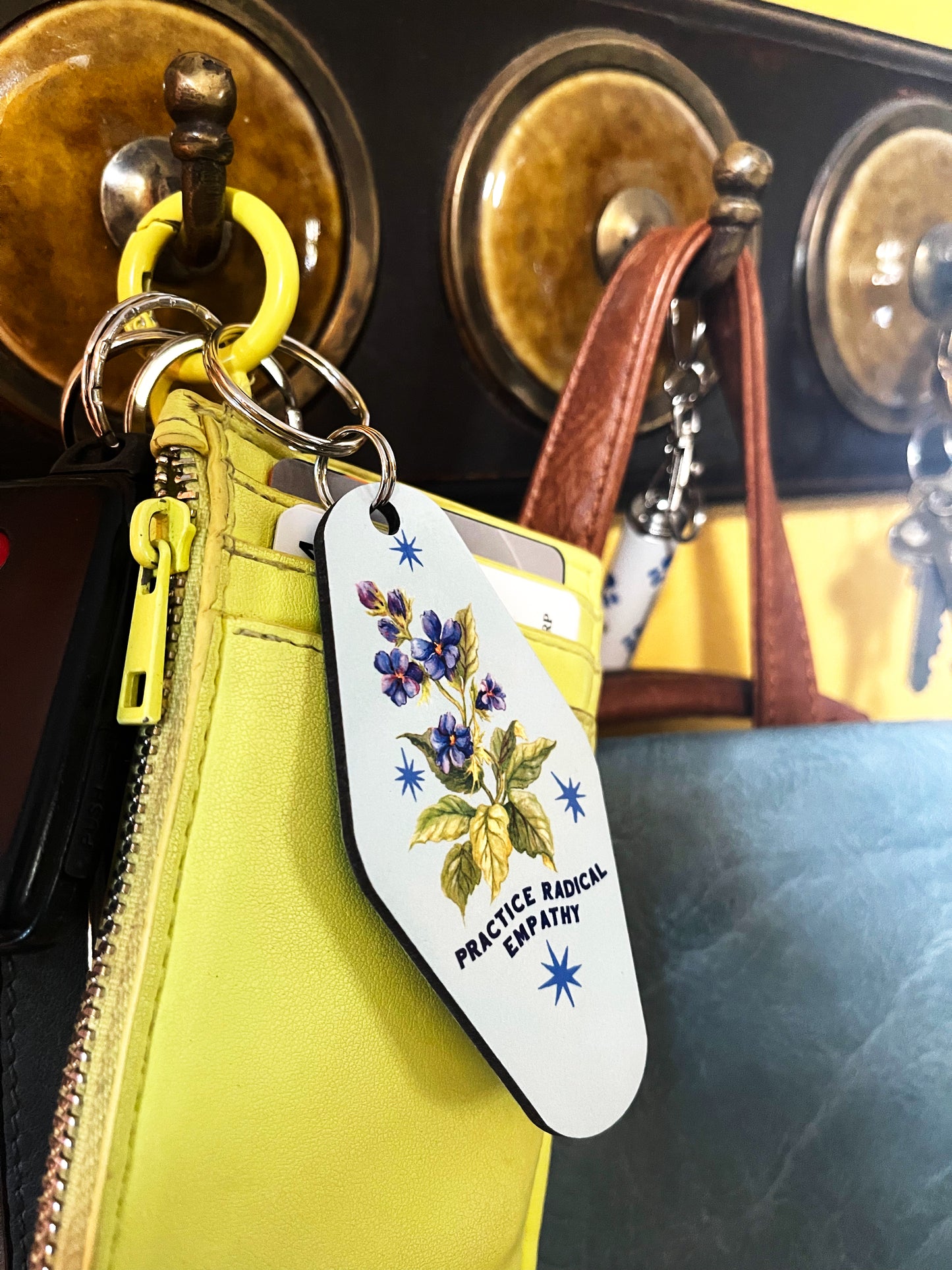Practice Radical Empathy: Feminist Keychain