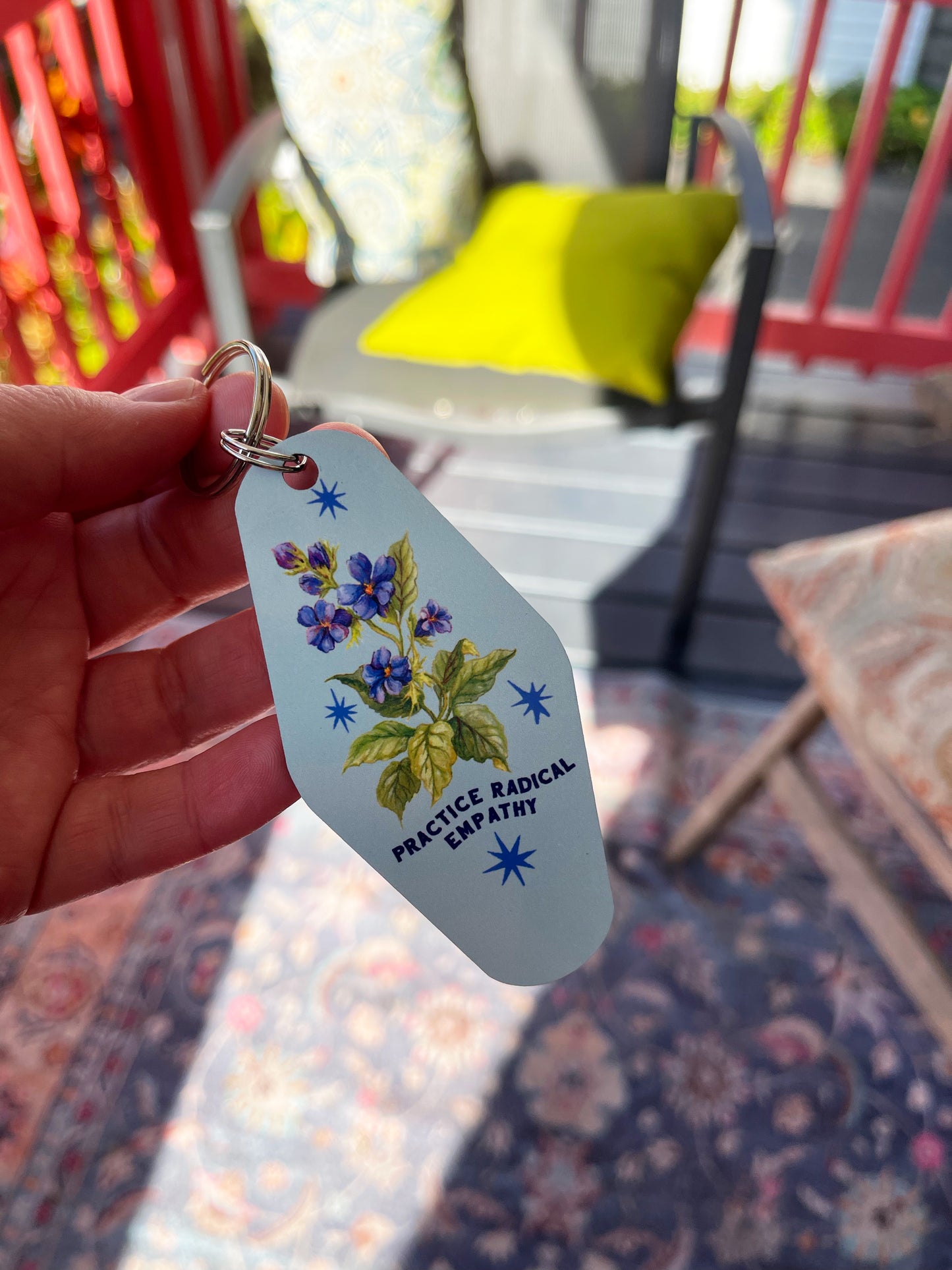 Practice Radical Empathy: Feminist Keychain