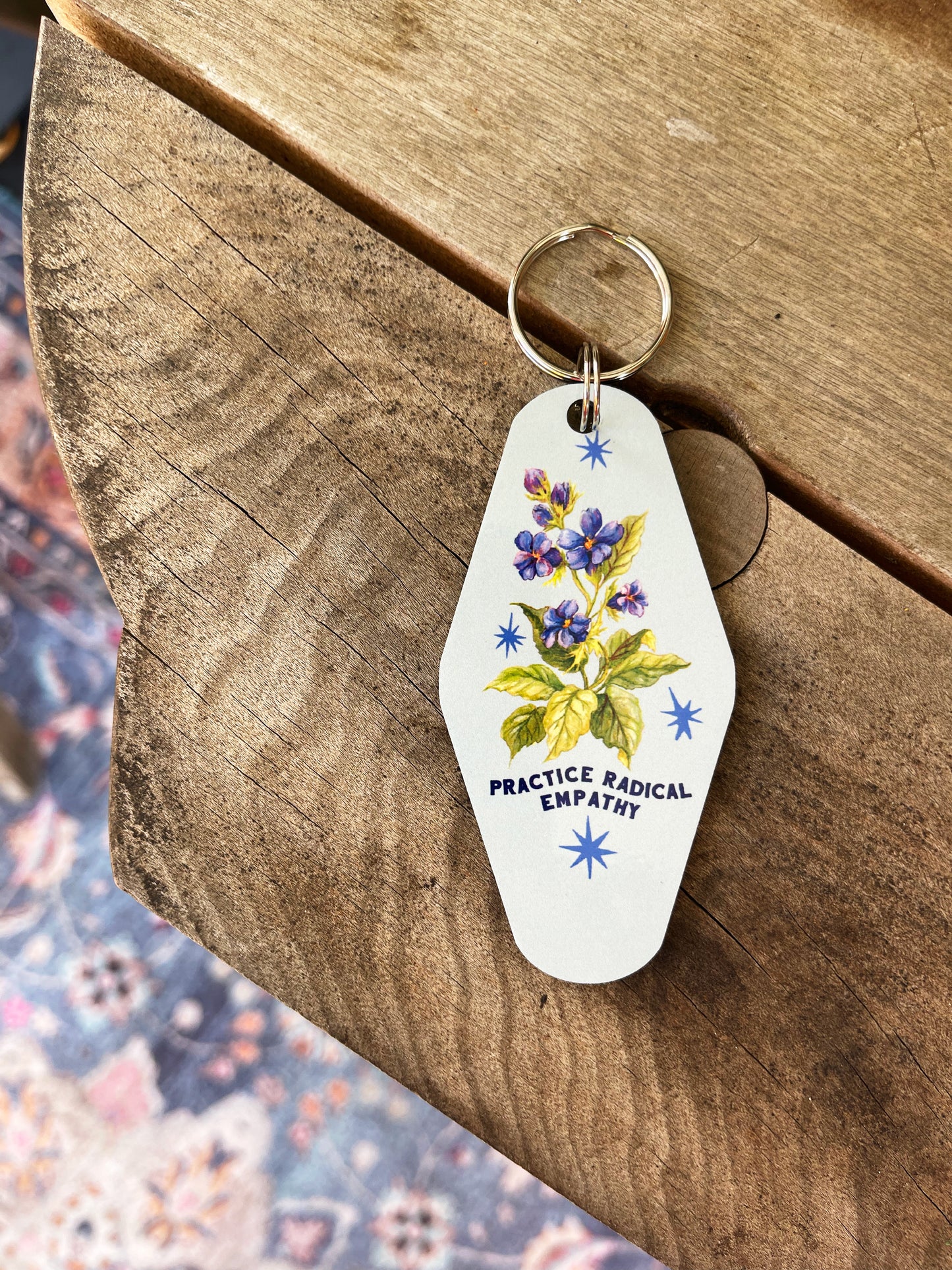 Practice Radical Empathy: Feminist Keychain