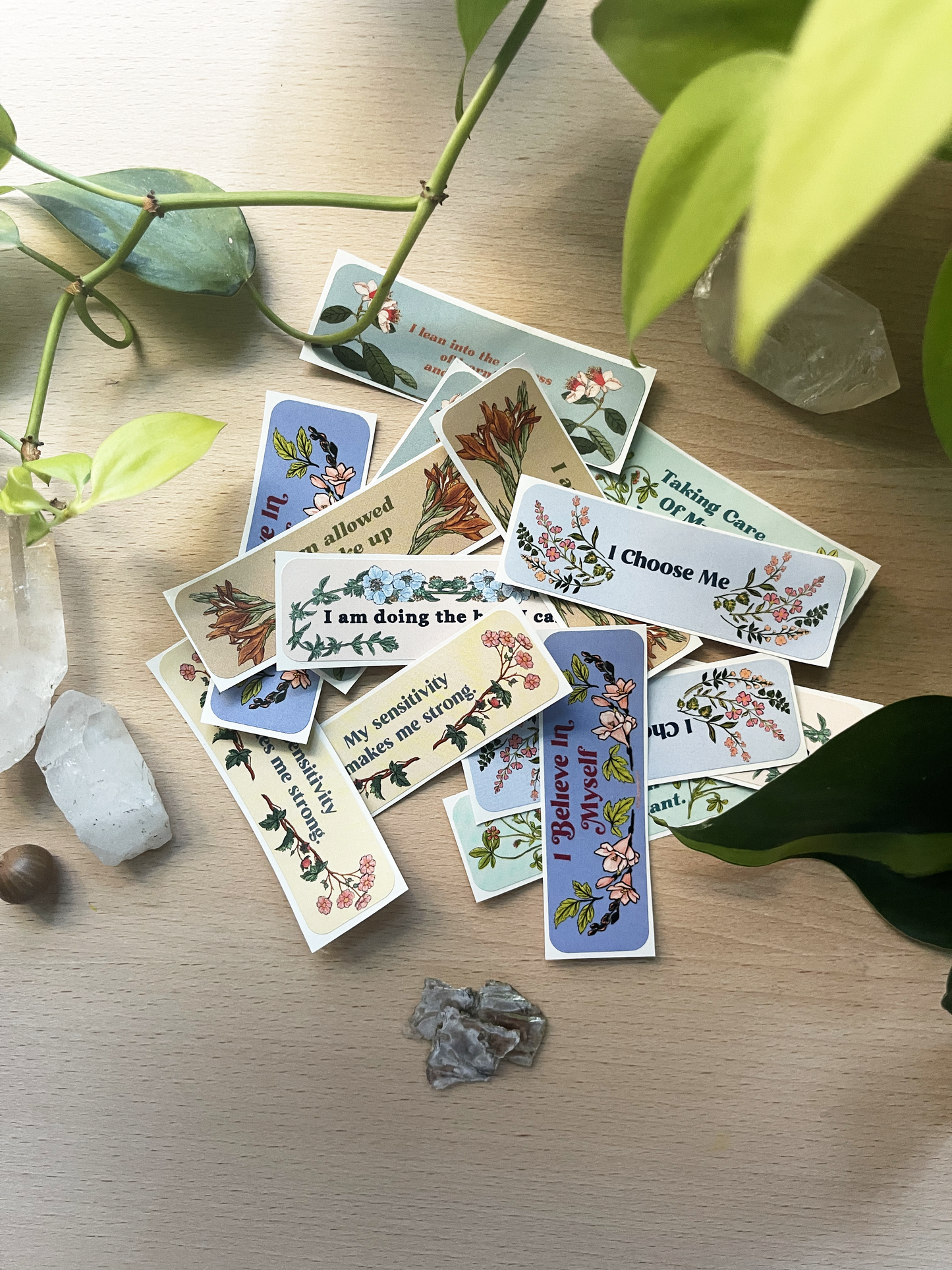 Taking Care Of Myself Is Important: Affirmation Sticker Pack