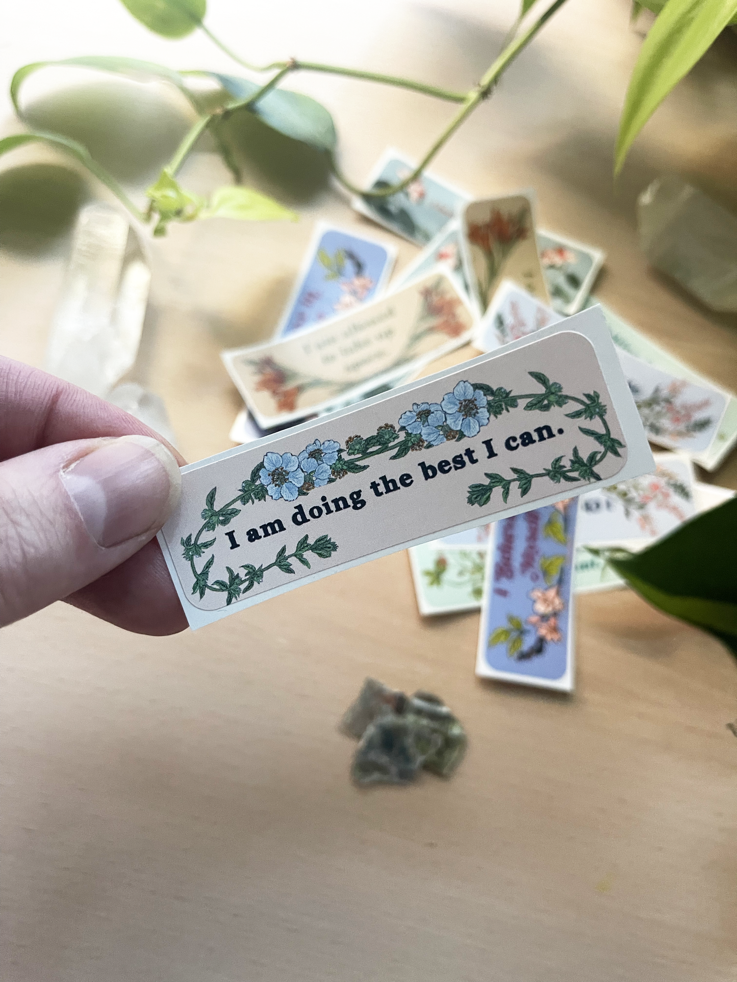 Taking Care Of Myself Is Important: Affirmation Sticker Pack