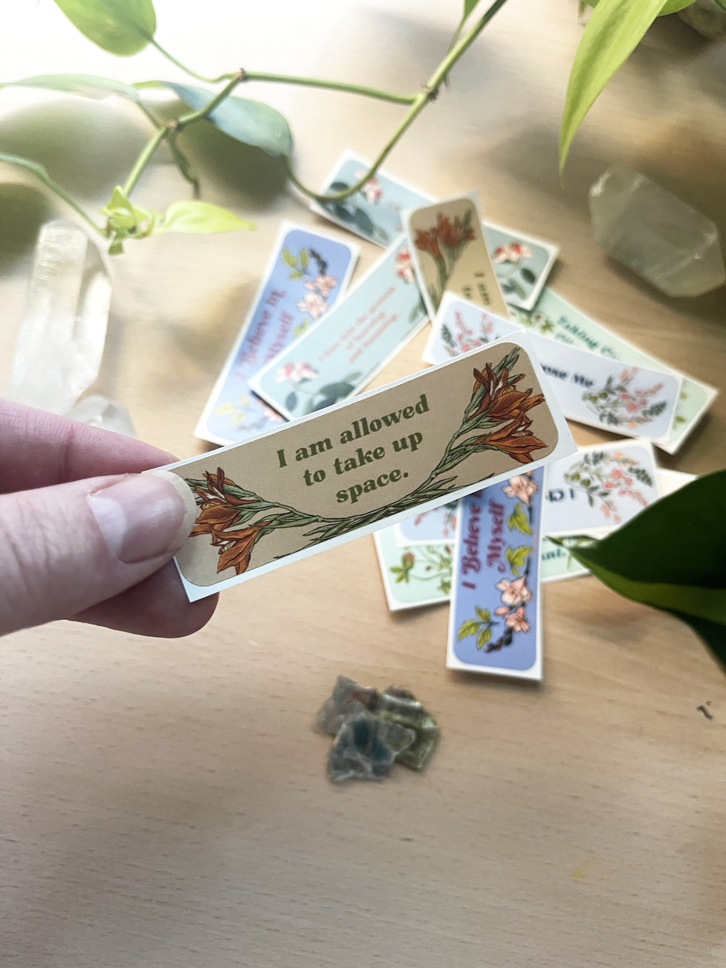 Taking Care Of Myself Is Important: Affirmation Sticker Pack