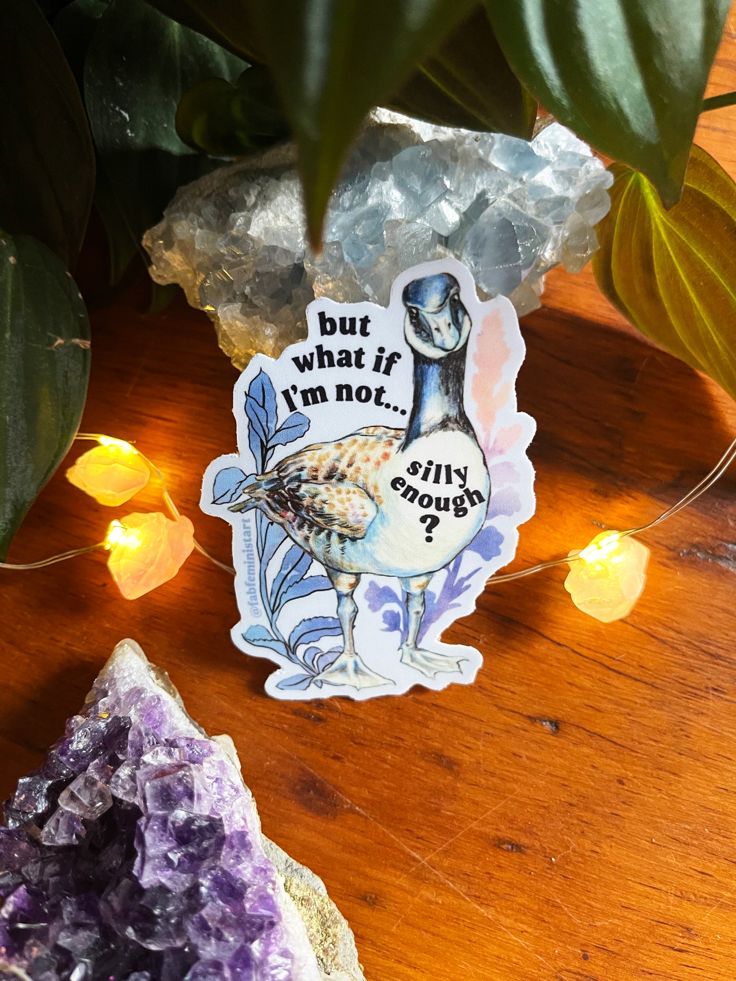 But What If I'm Not Silly Enough: Mental Health Sticker
