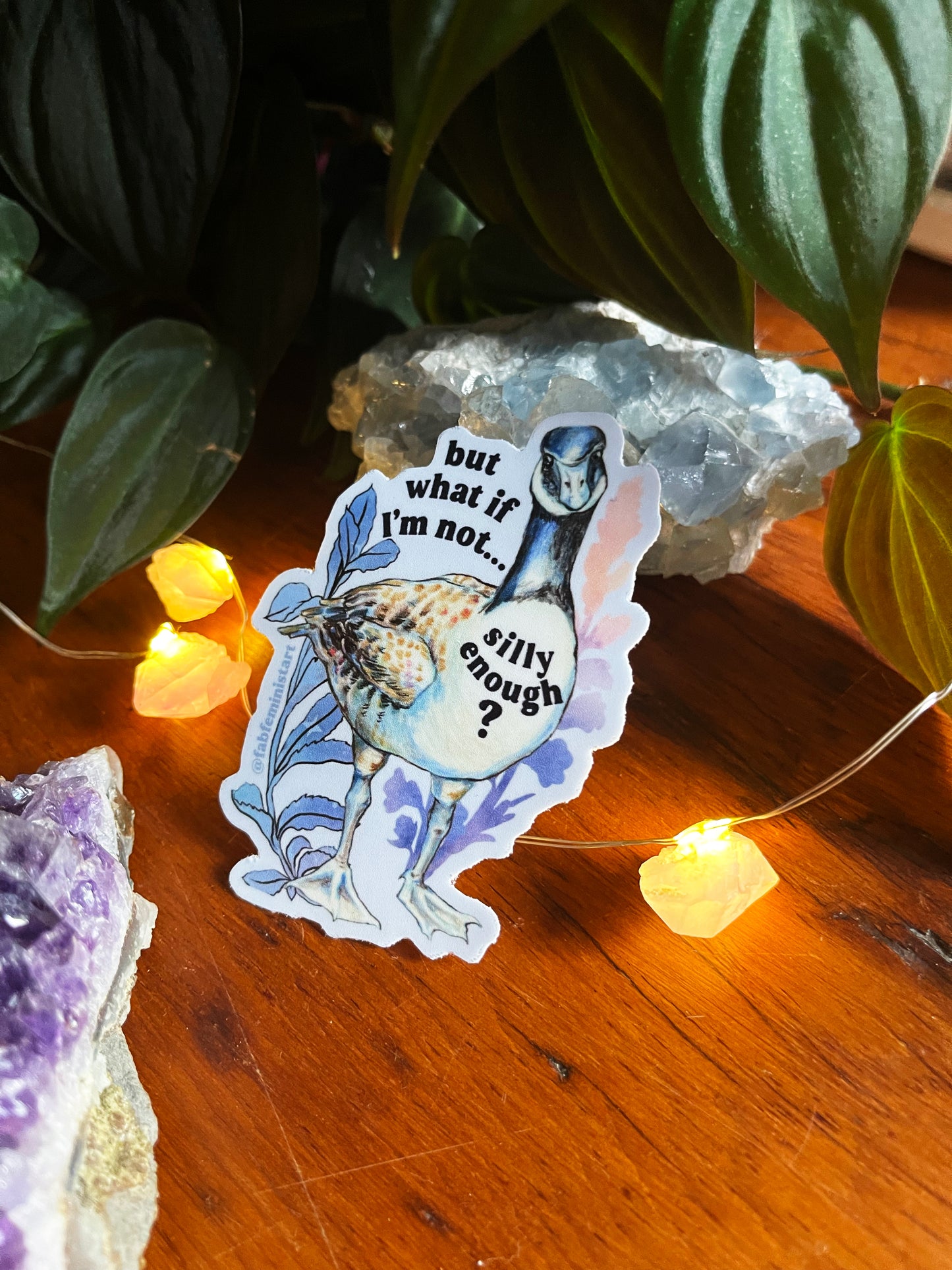But What If I'm Not Silly Enough: Mental Health Sticker