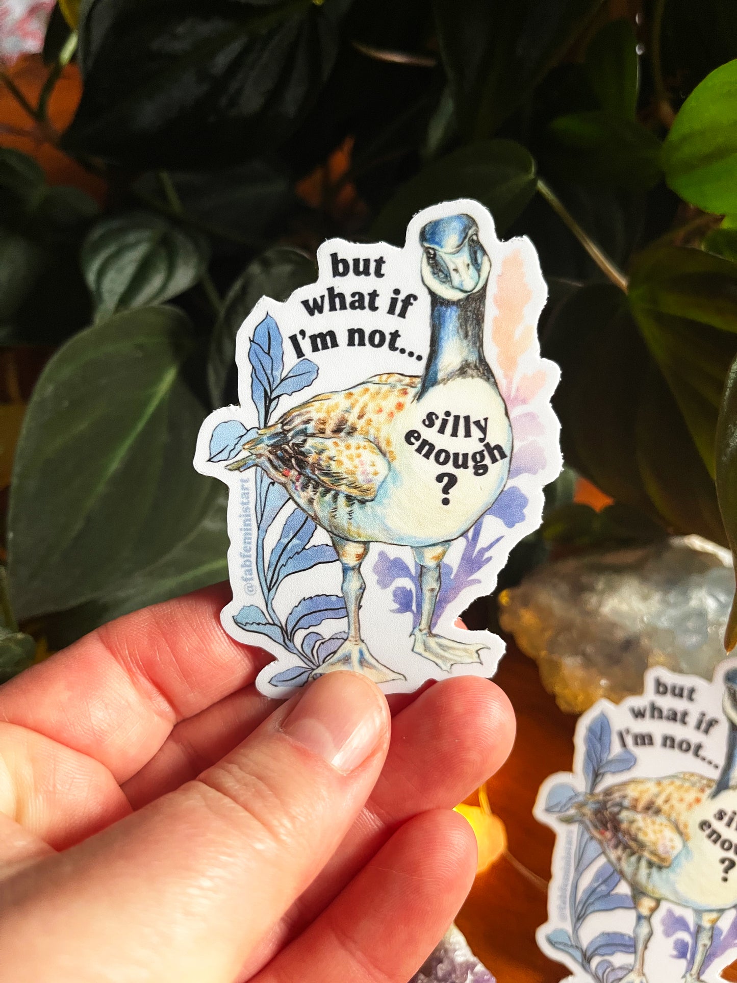 But What If I'm Not Silly Enough: Mental Health Sticker