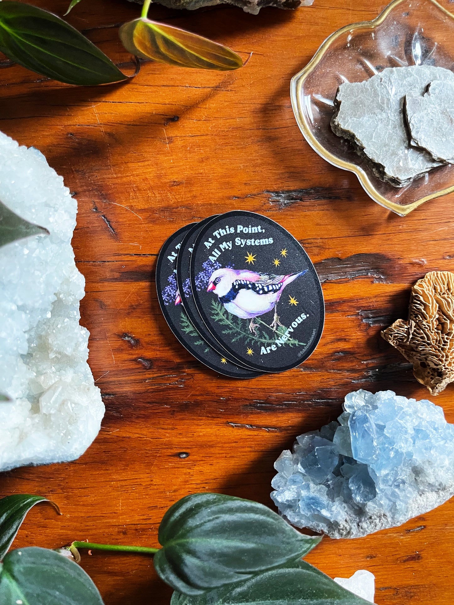 At This Point All My Systems Are Nervous: Mental Health Sticker
