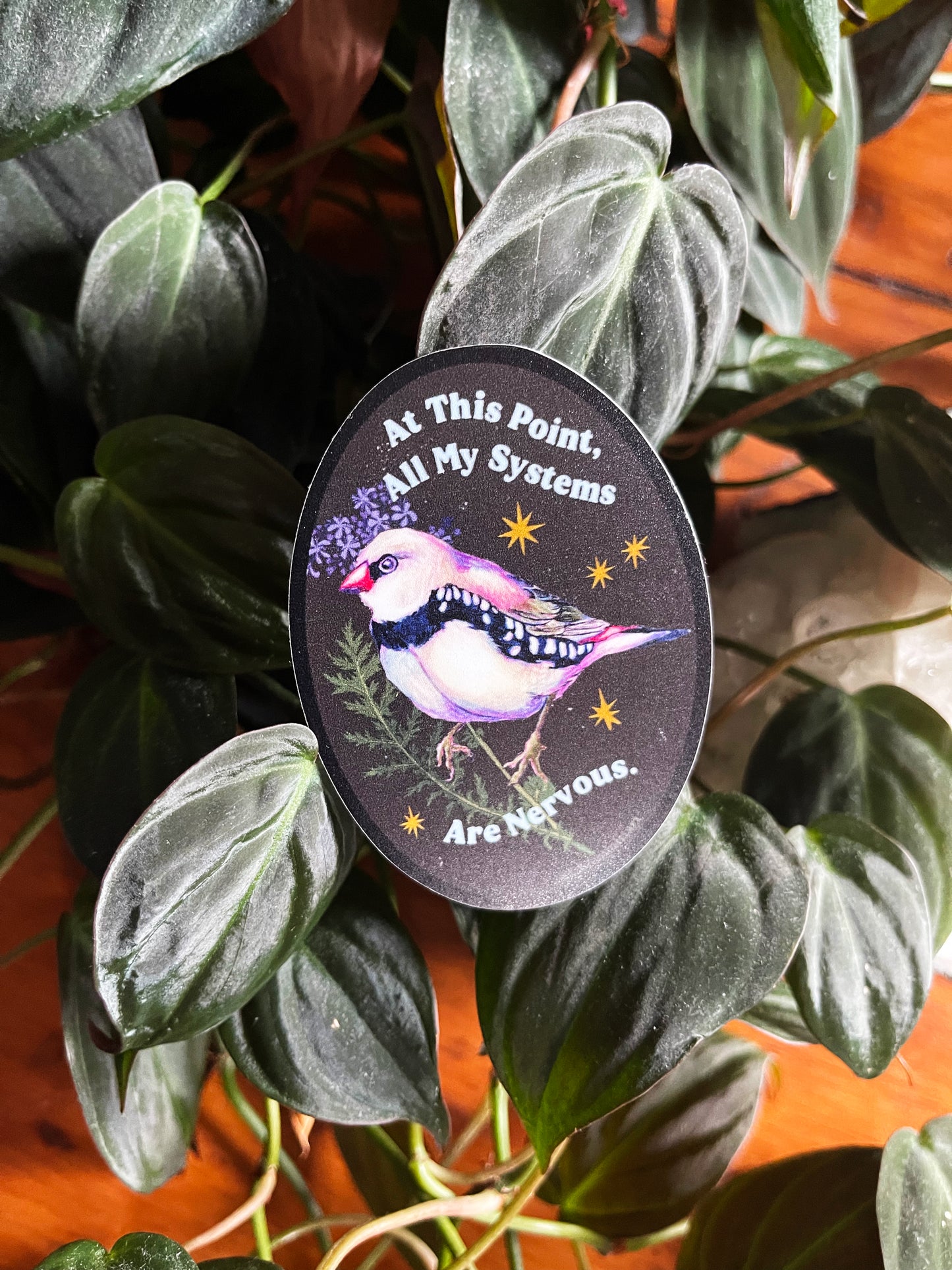 At This Point All My Systems Are Nervous: Mental Health Sticker