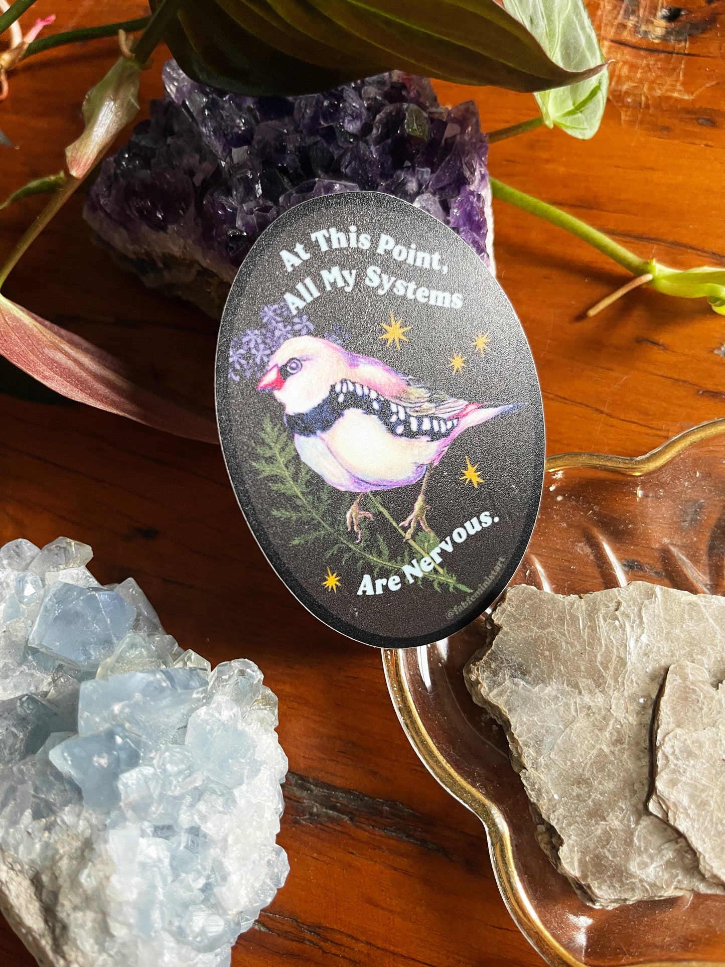 At This Point All My Systems Are Nervous: Mental Health Sticker