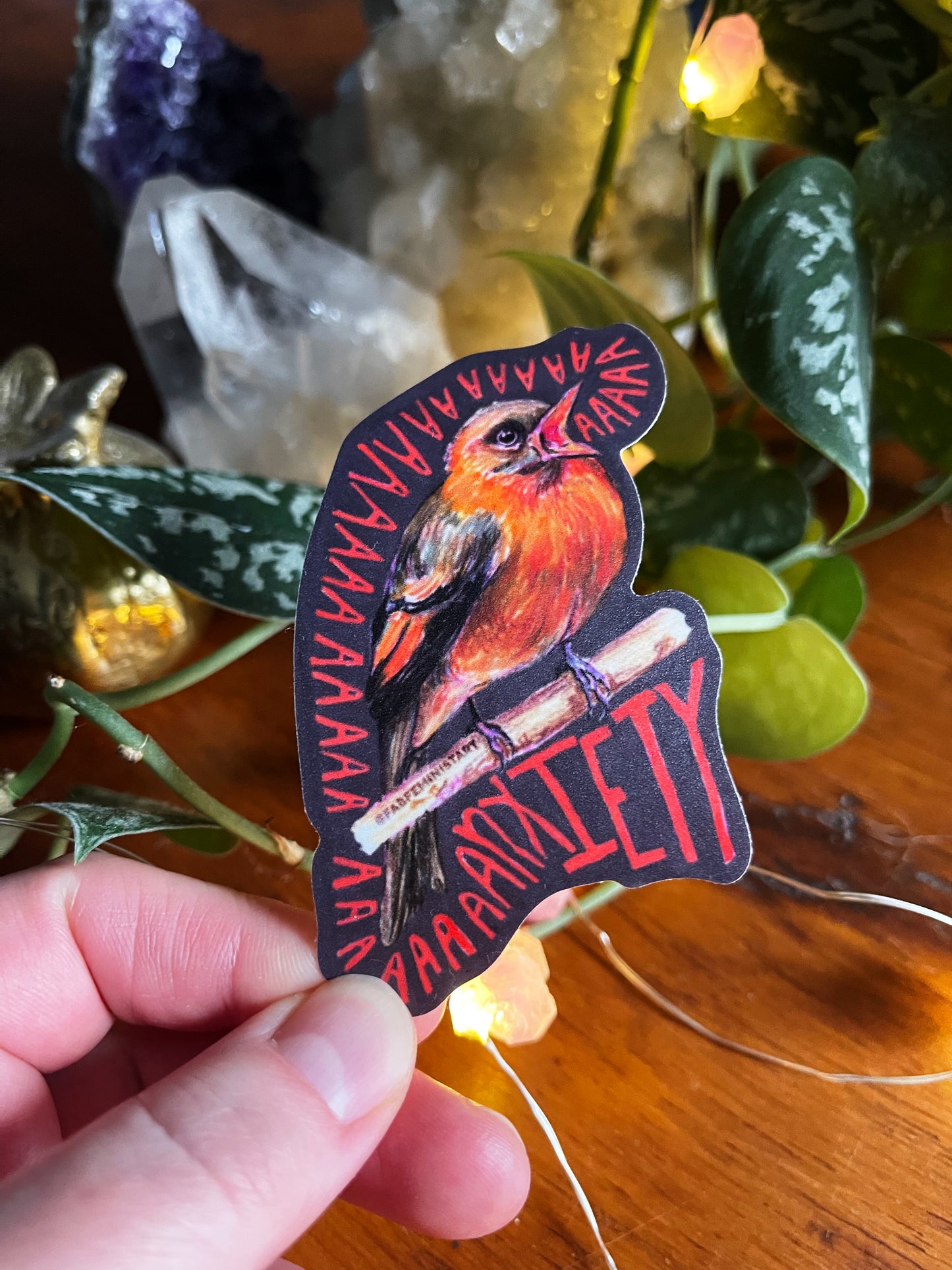 Aaanxiety: Mental Health Sticker