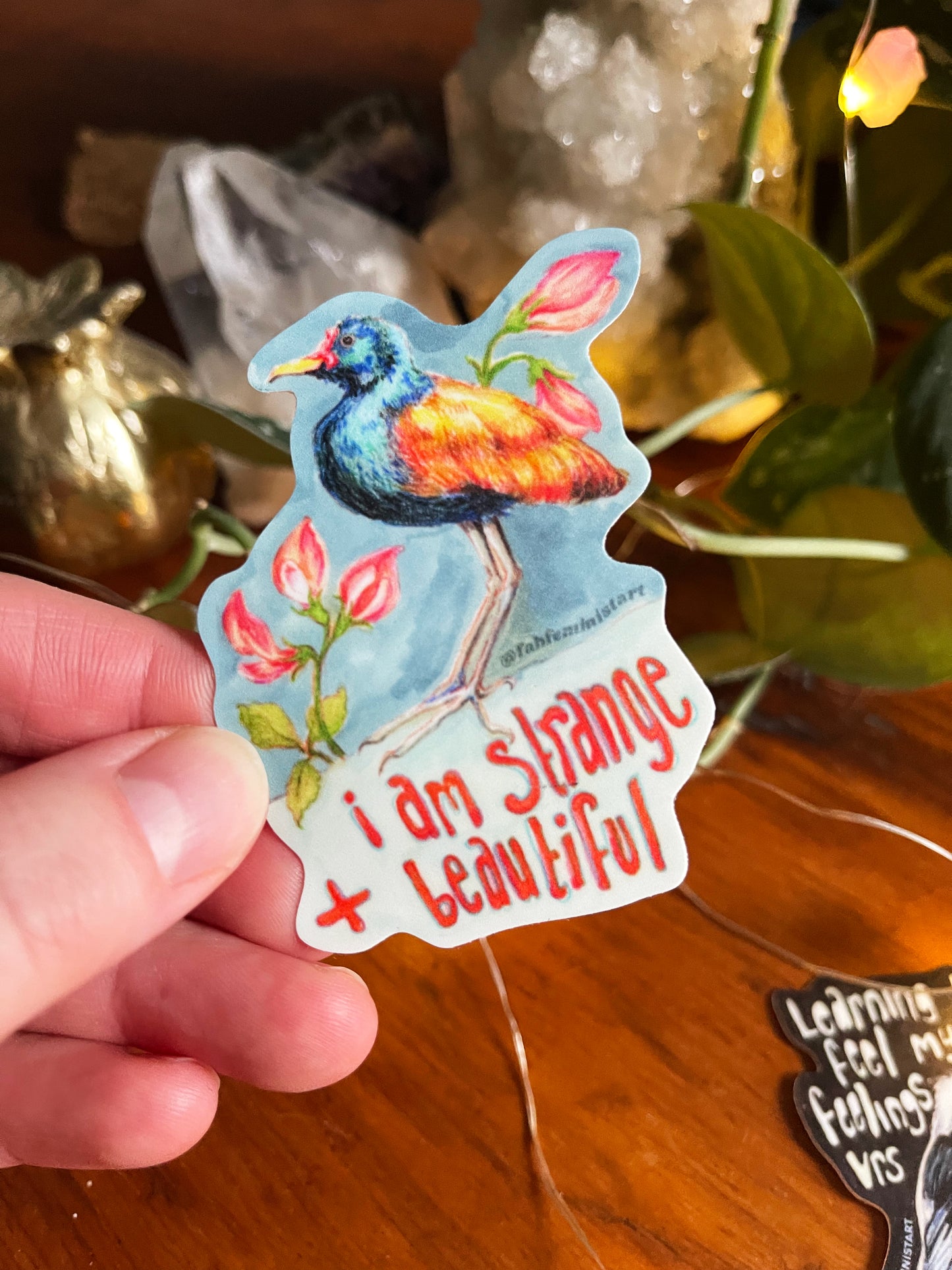 I Am Strange And Beautiful: Mental Health Sticker
