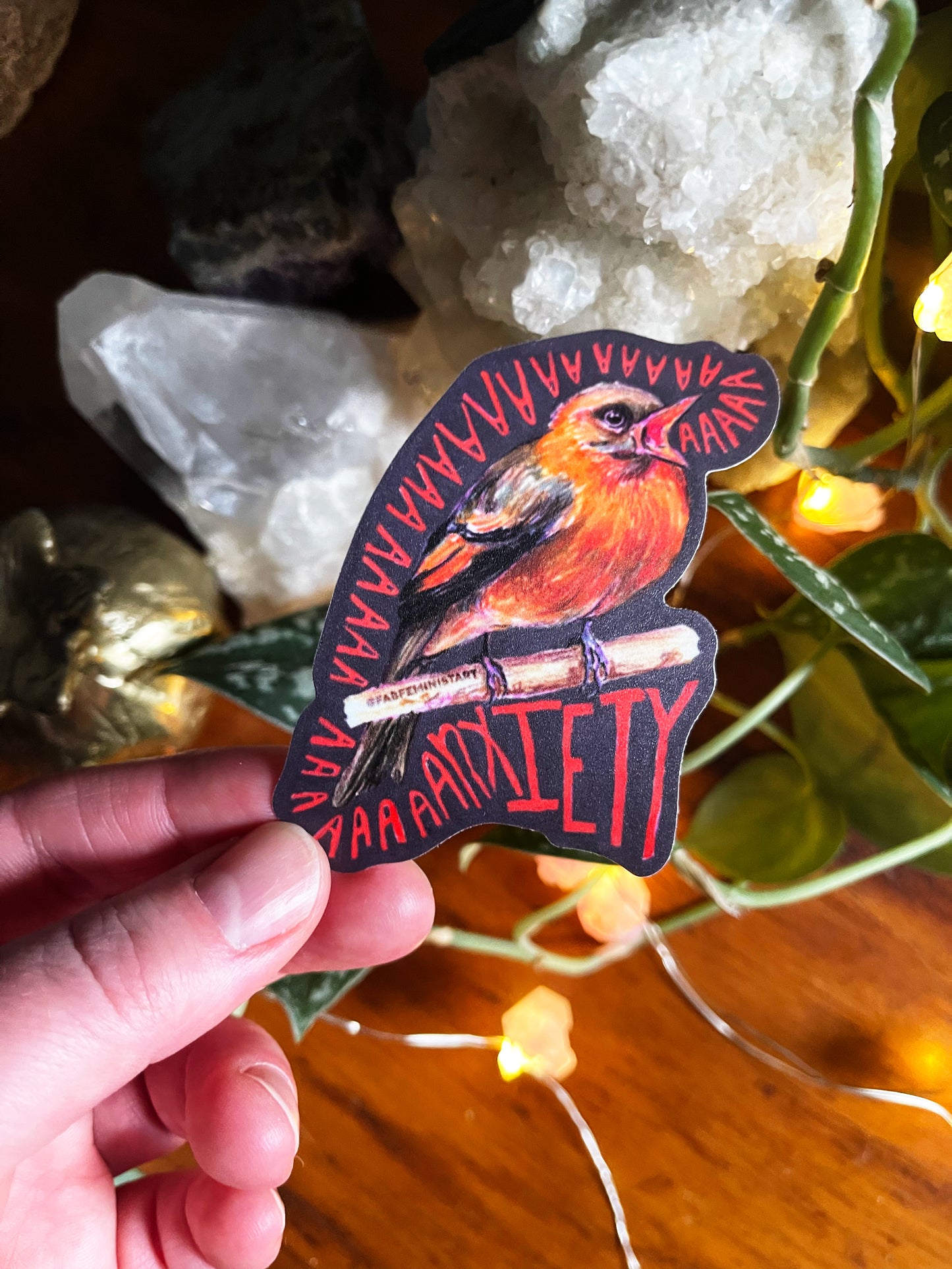 Aaanxiety: Mental Health Sticker