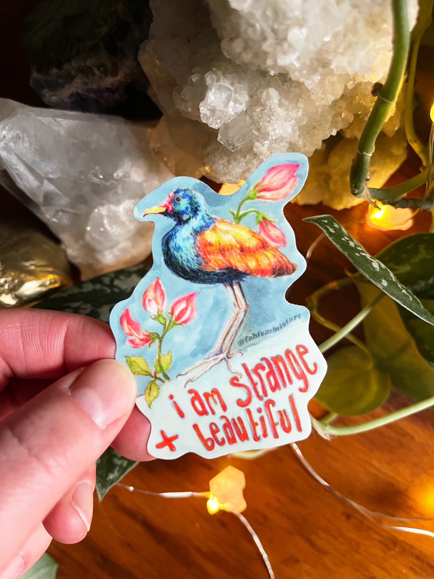 I Am Strange And Beautiful: Mental Health Sticker