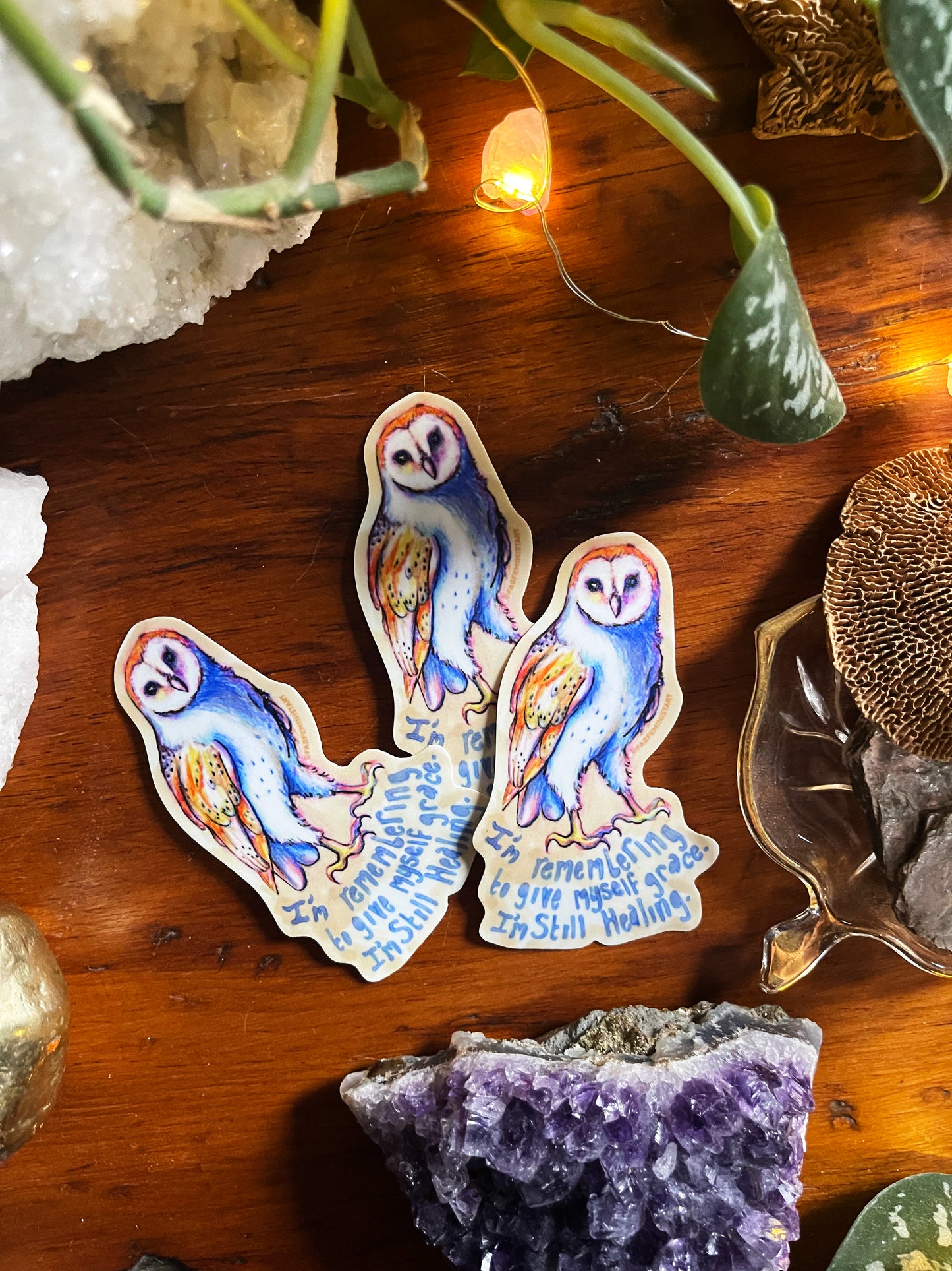 I Am Remembering To Give Myself Grace I Am Still Healing: Mental Health Sticker