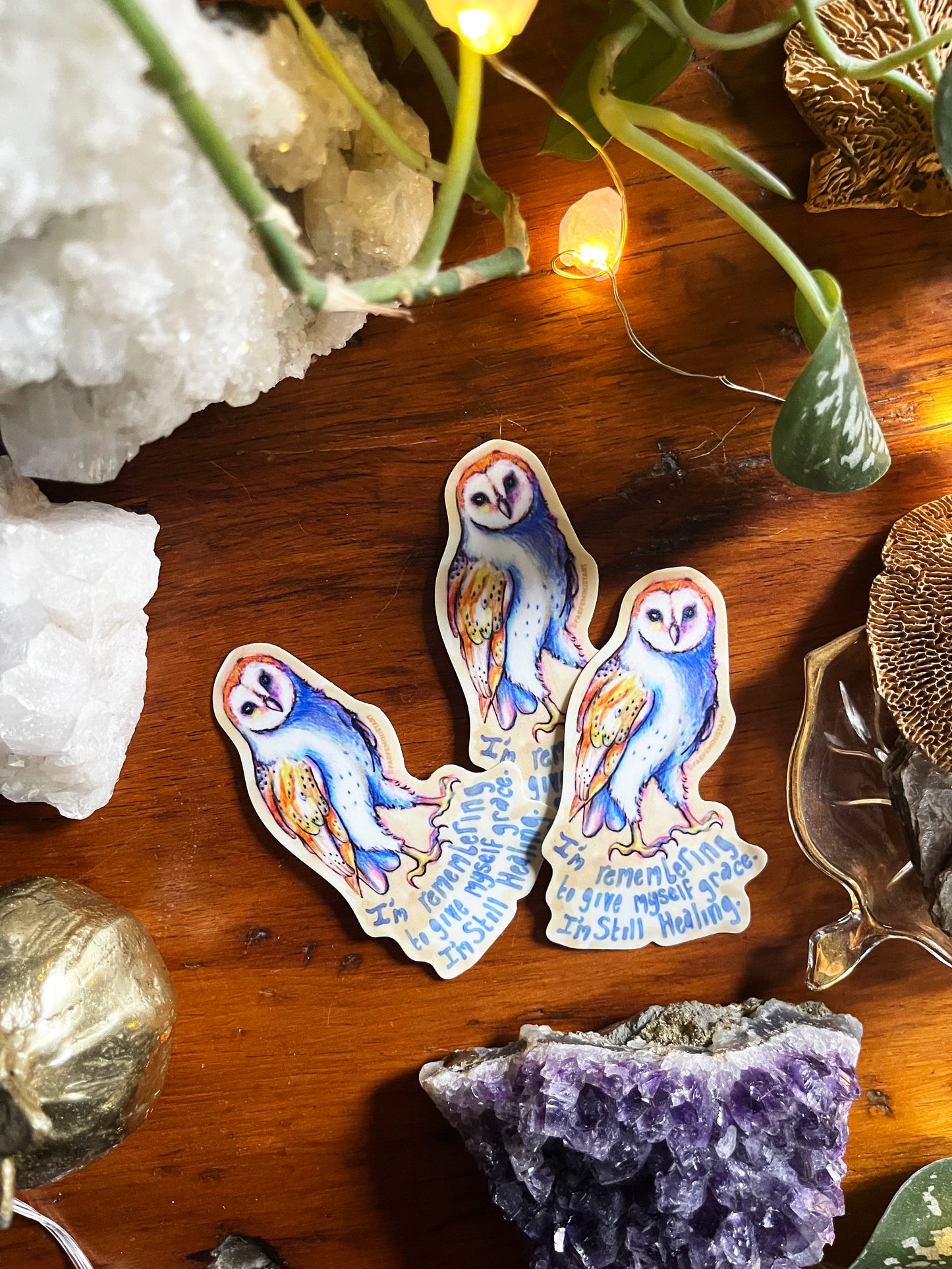 I Am Remembering To Give Myself Grace I Am Still Healing: Mental Health Sticker