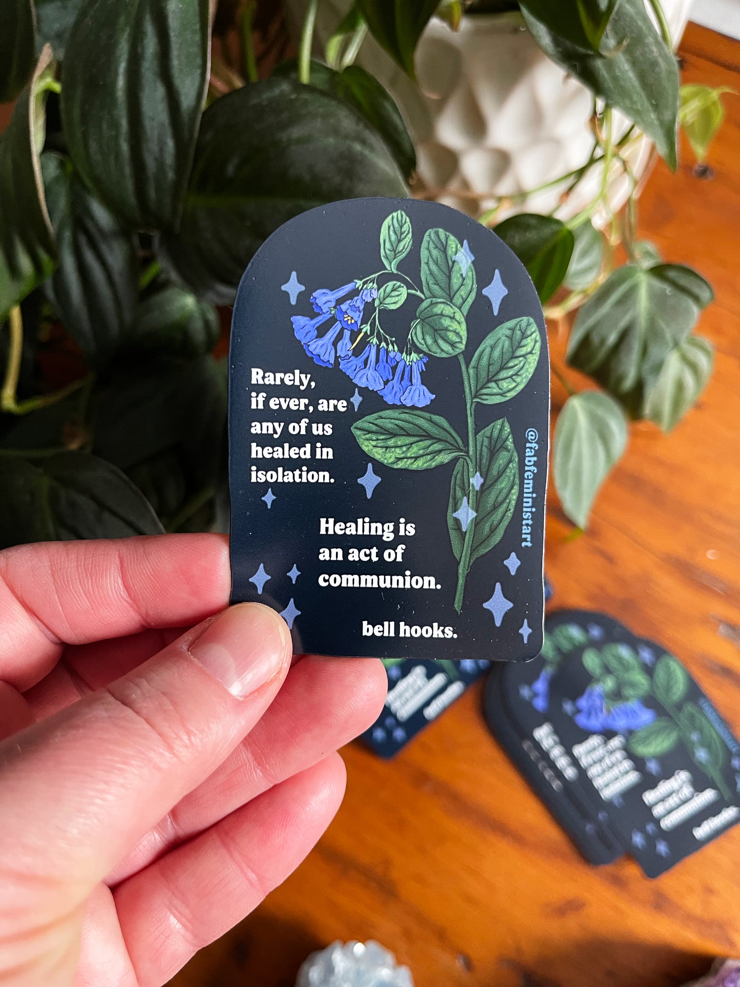 Rarely If Ever Are Any Of Us Healed In Isolation. Healing Is An Act Of Communion, bell hooks: Feminist Magnet