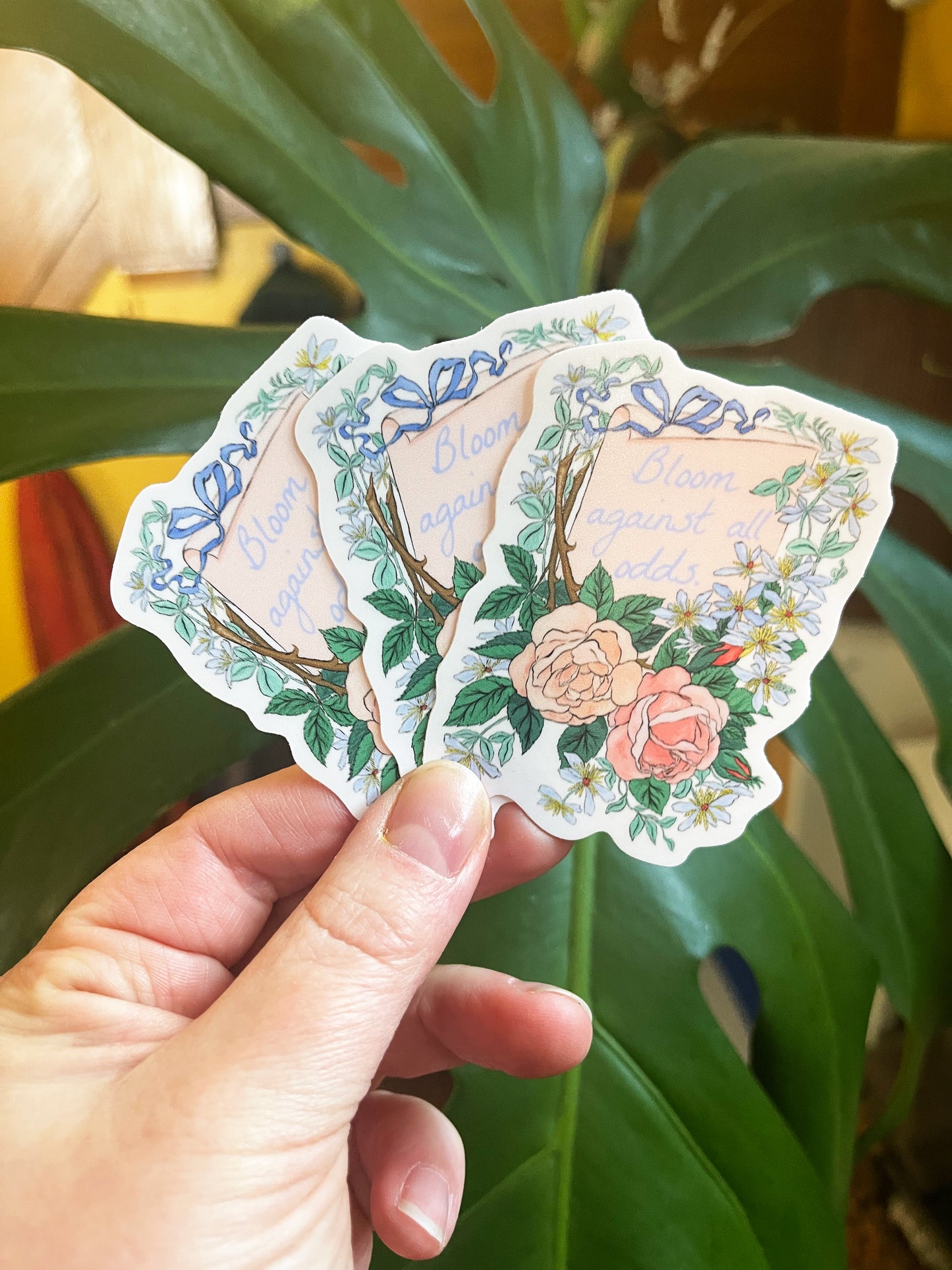 Bloom Against All Odds: Feminist Sticker