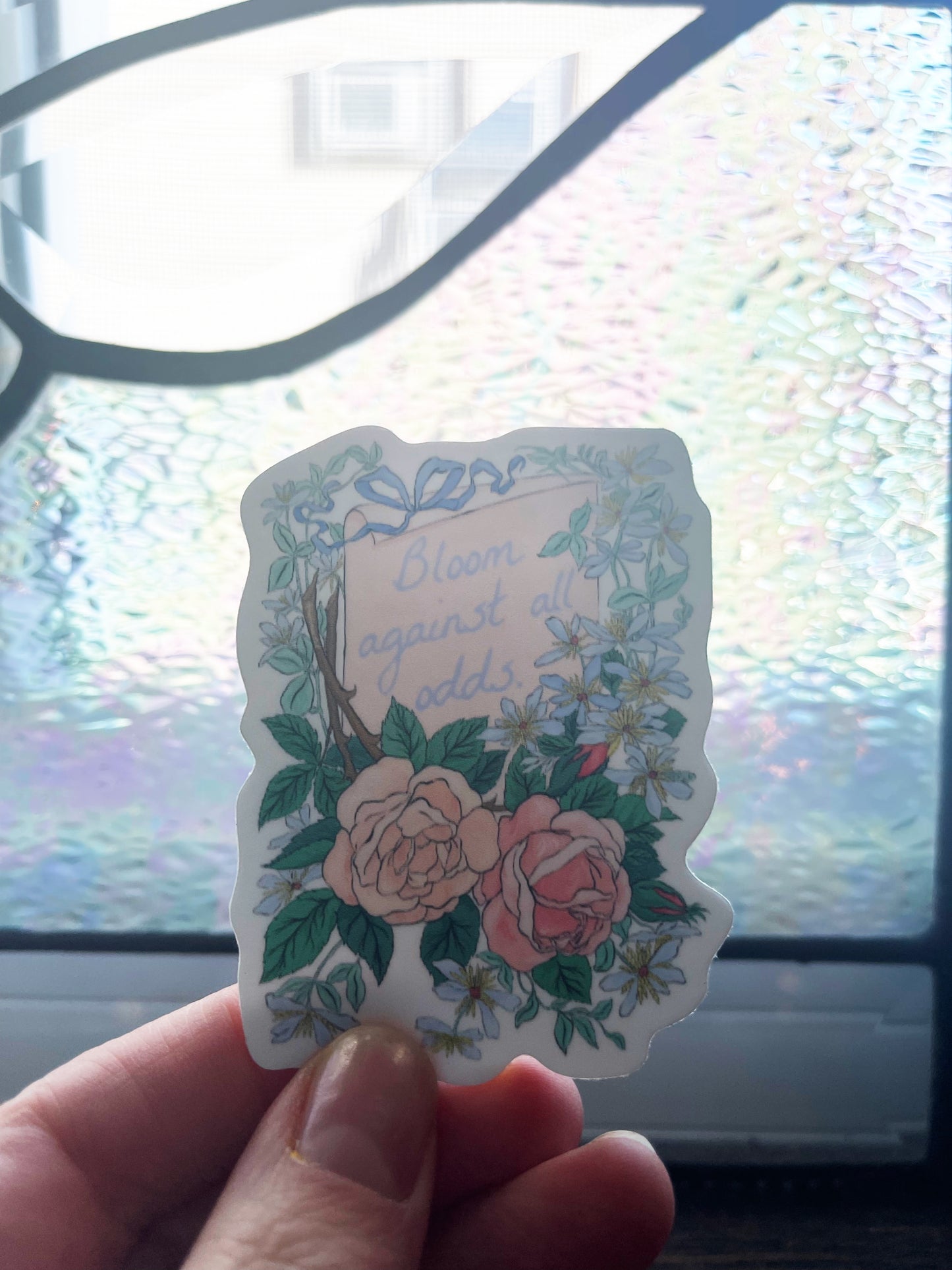 Bloom Against All Odds: Feminist Sticker