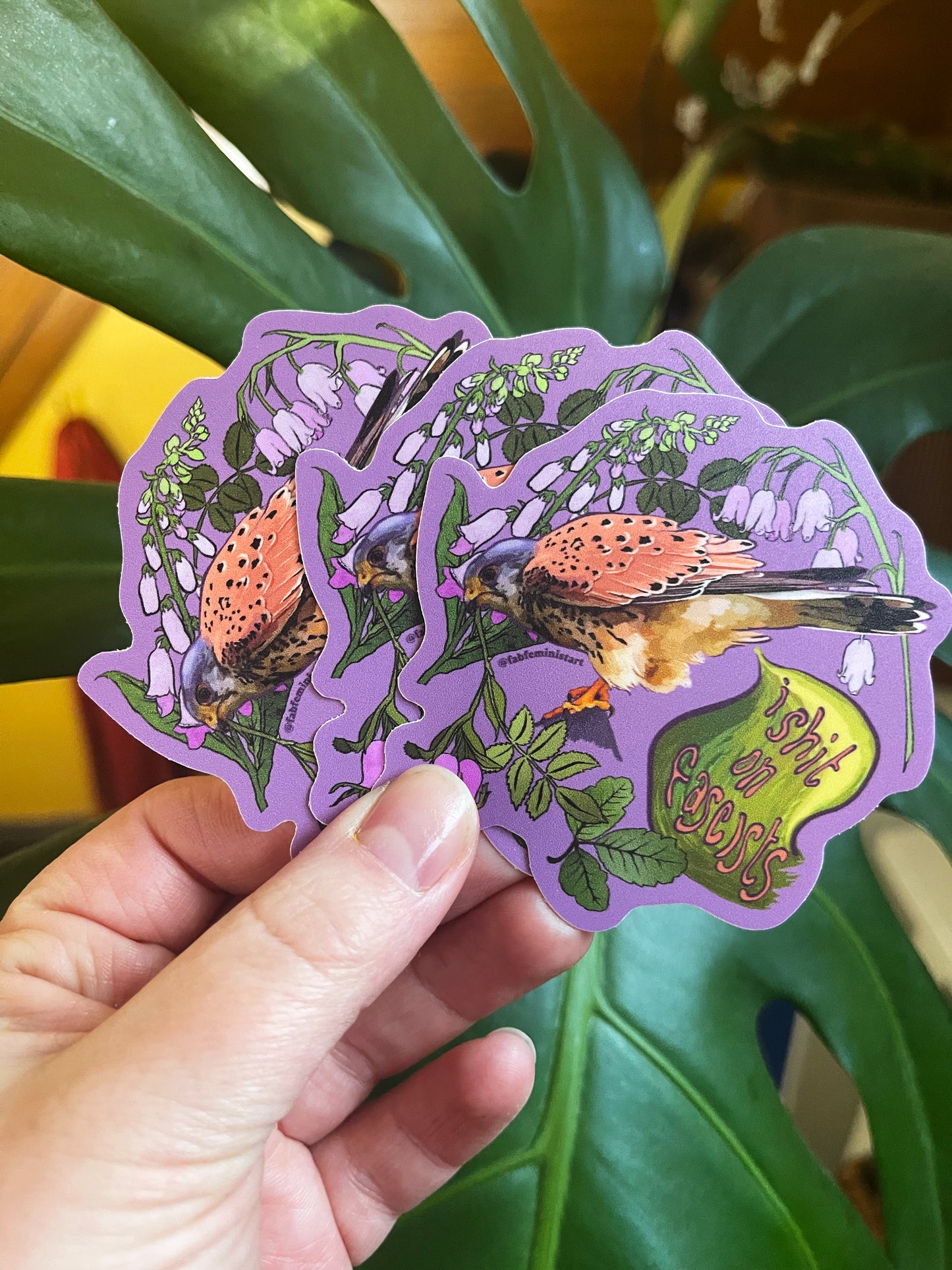 I Shit On Fascists: Mental Health Sticker
