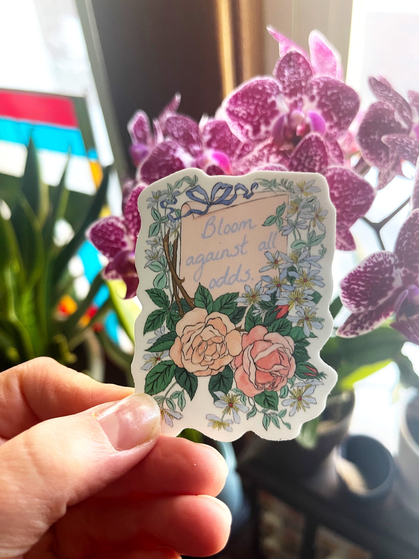 Bloom Against All Odds: Feminist Sticker