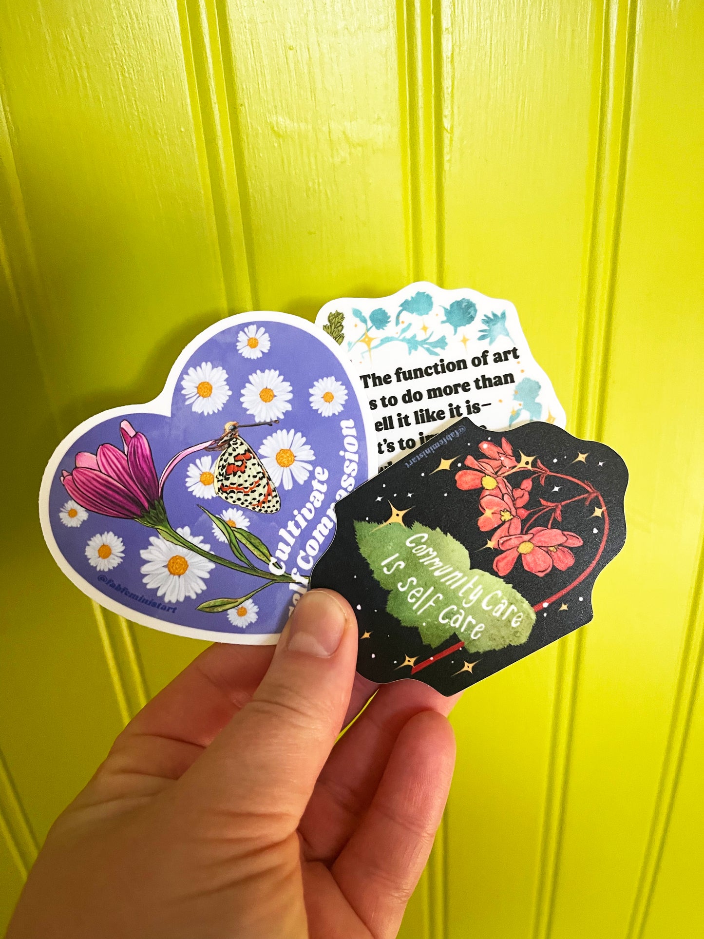 The Function Of Art, bell hooks: Feminist Sticker