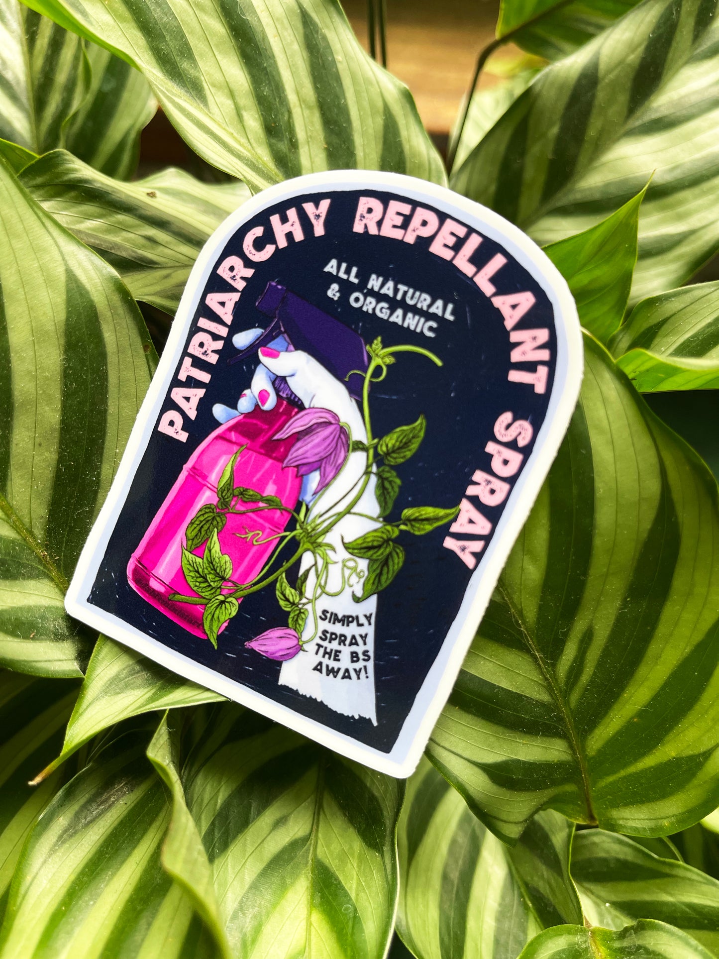 Patriarchy Repellant Spray: Feminist Sticker