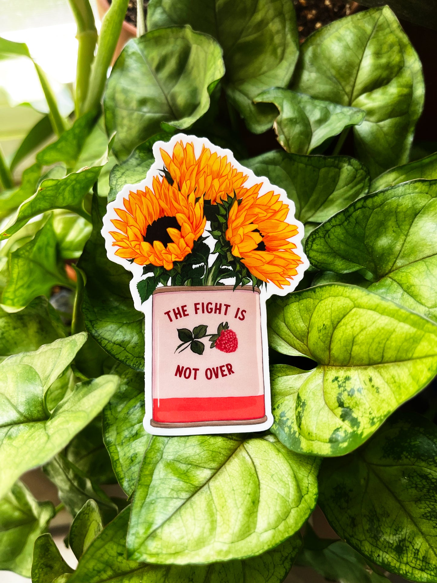 The Fight Is Not Over: Feminist Sticker