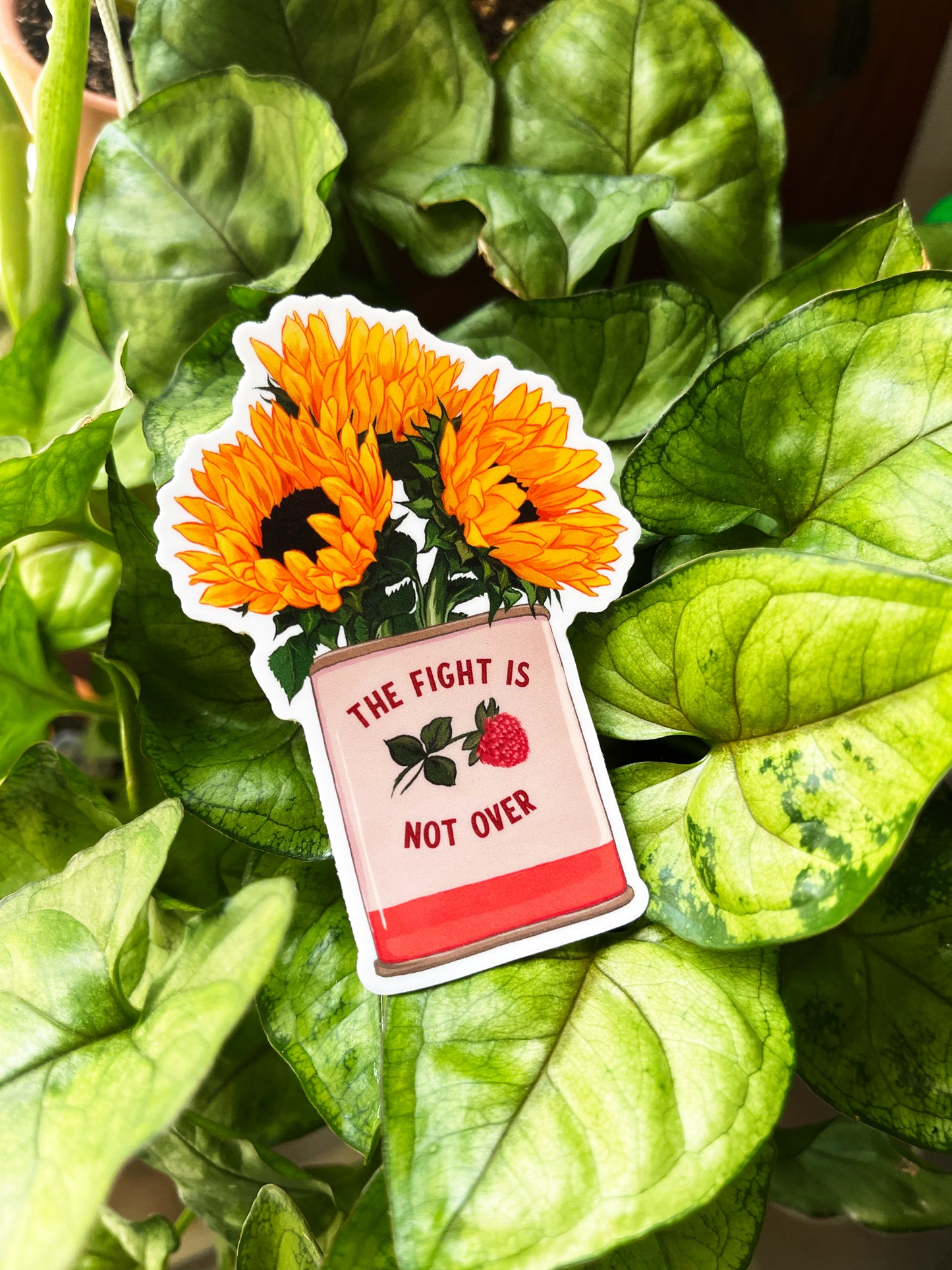The Fight Is Not Over: Feminist Sticker