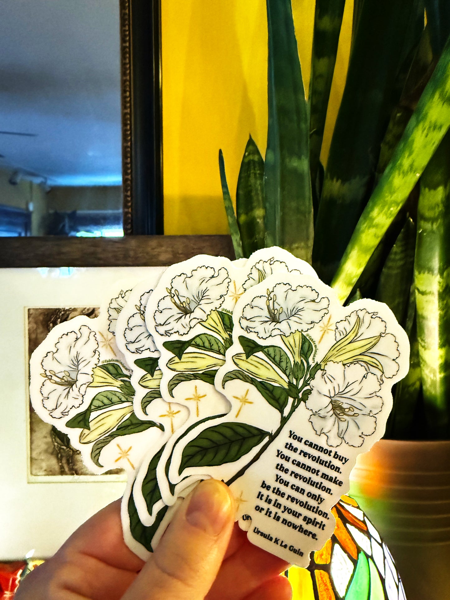 You Cannot Buy The Revolution, Ursula K Le Guin: Feminist Sticker