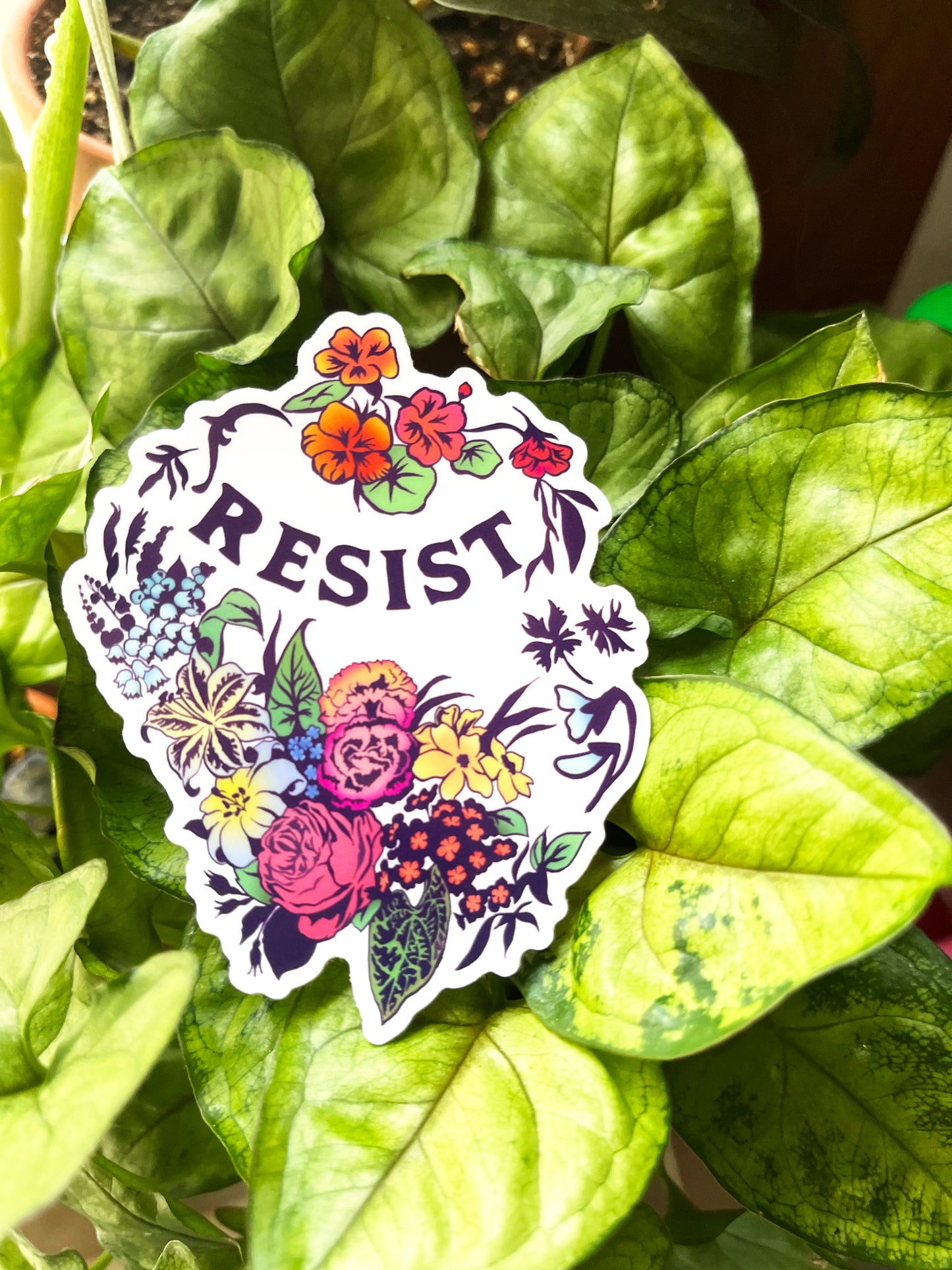 Resist: Feminist Sticker