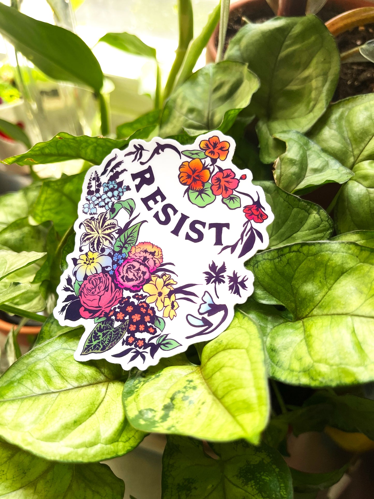 Resist: Feminist Sticker