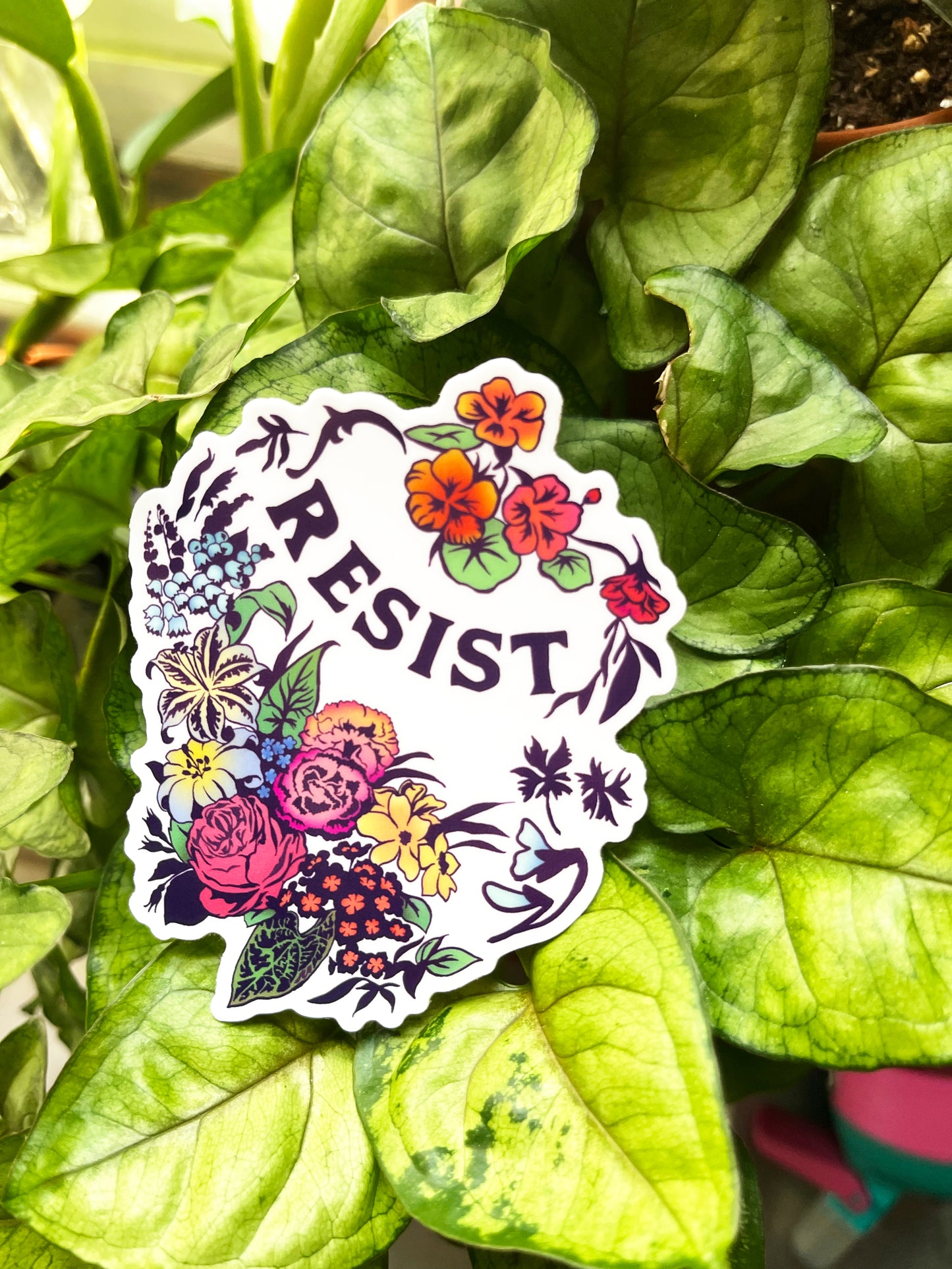 Resist: Feminist Sticker