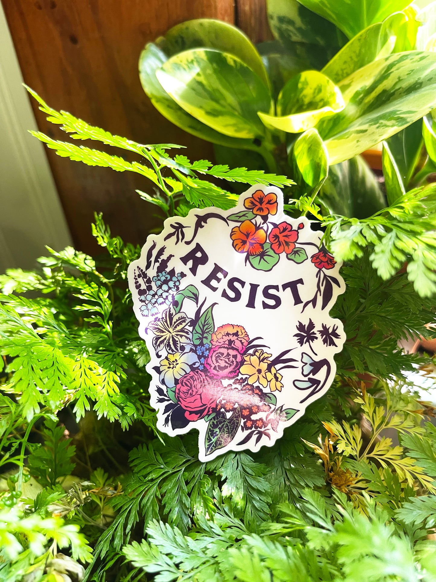 Resist: Feminist Sticker