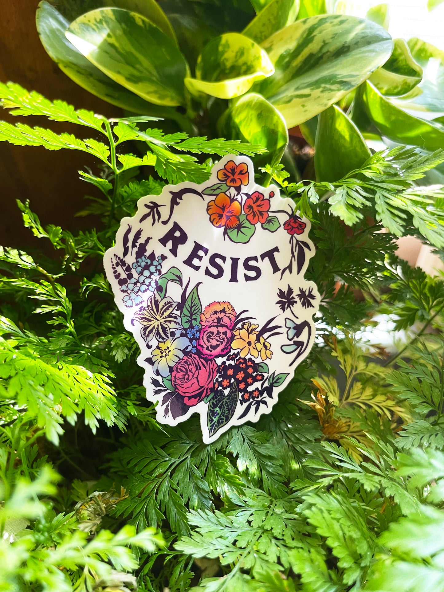 Resist: Feminist Sticker