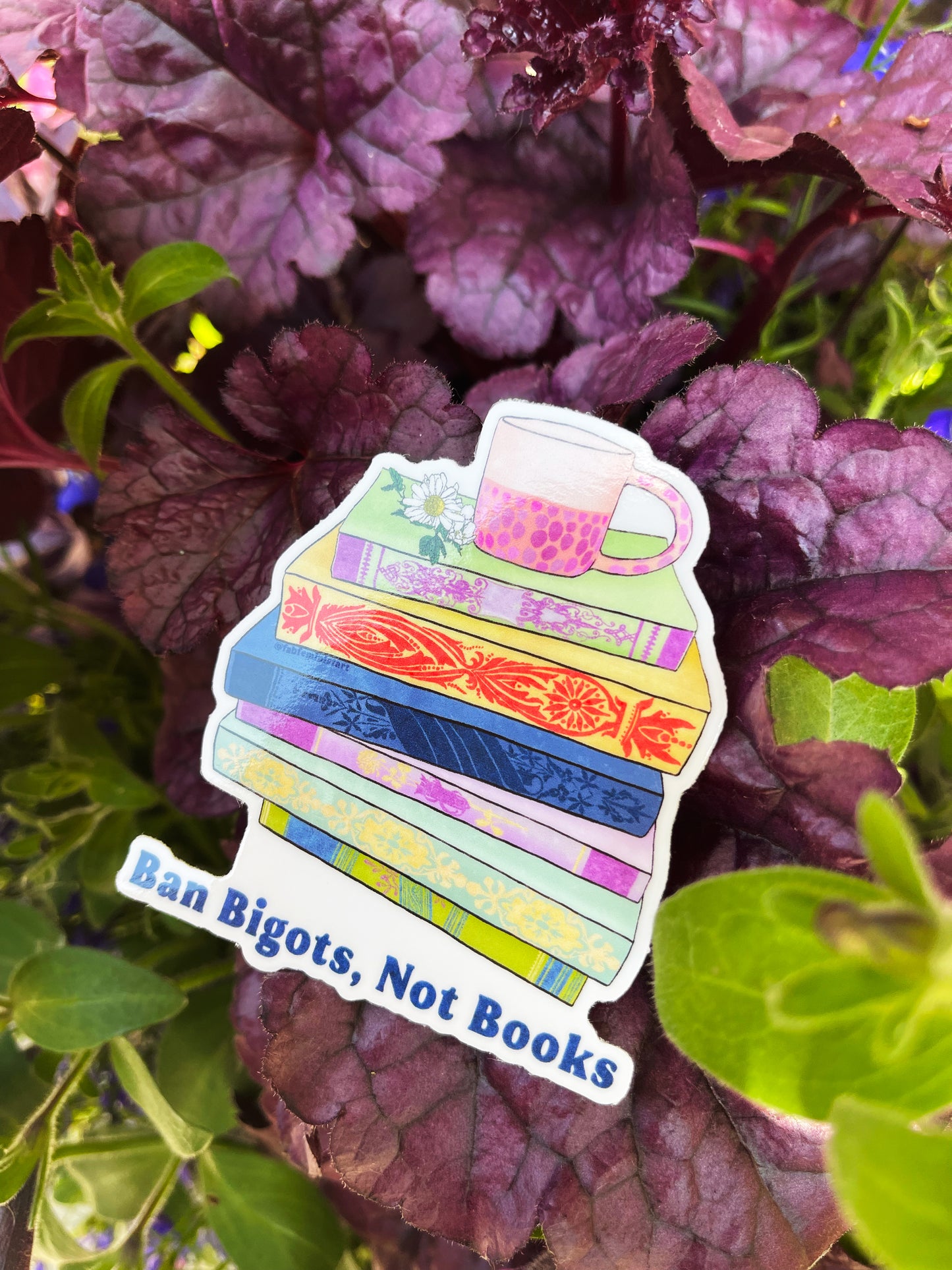Ban Bigots Not Books: Feminist Sticker