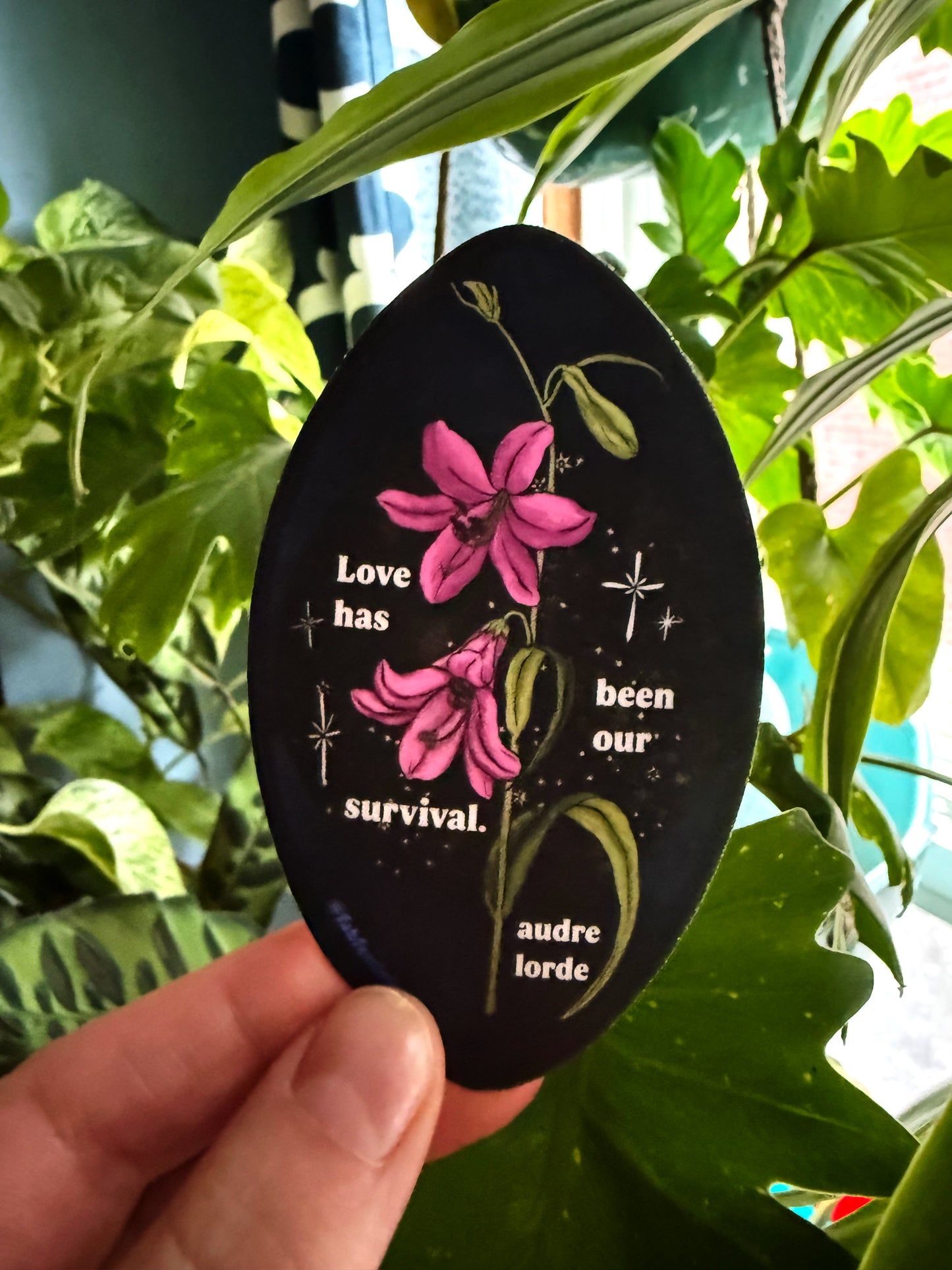 Love has been our survival, Audre Lorde: Feminist Sticker