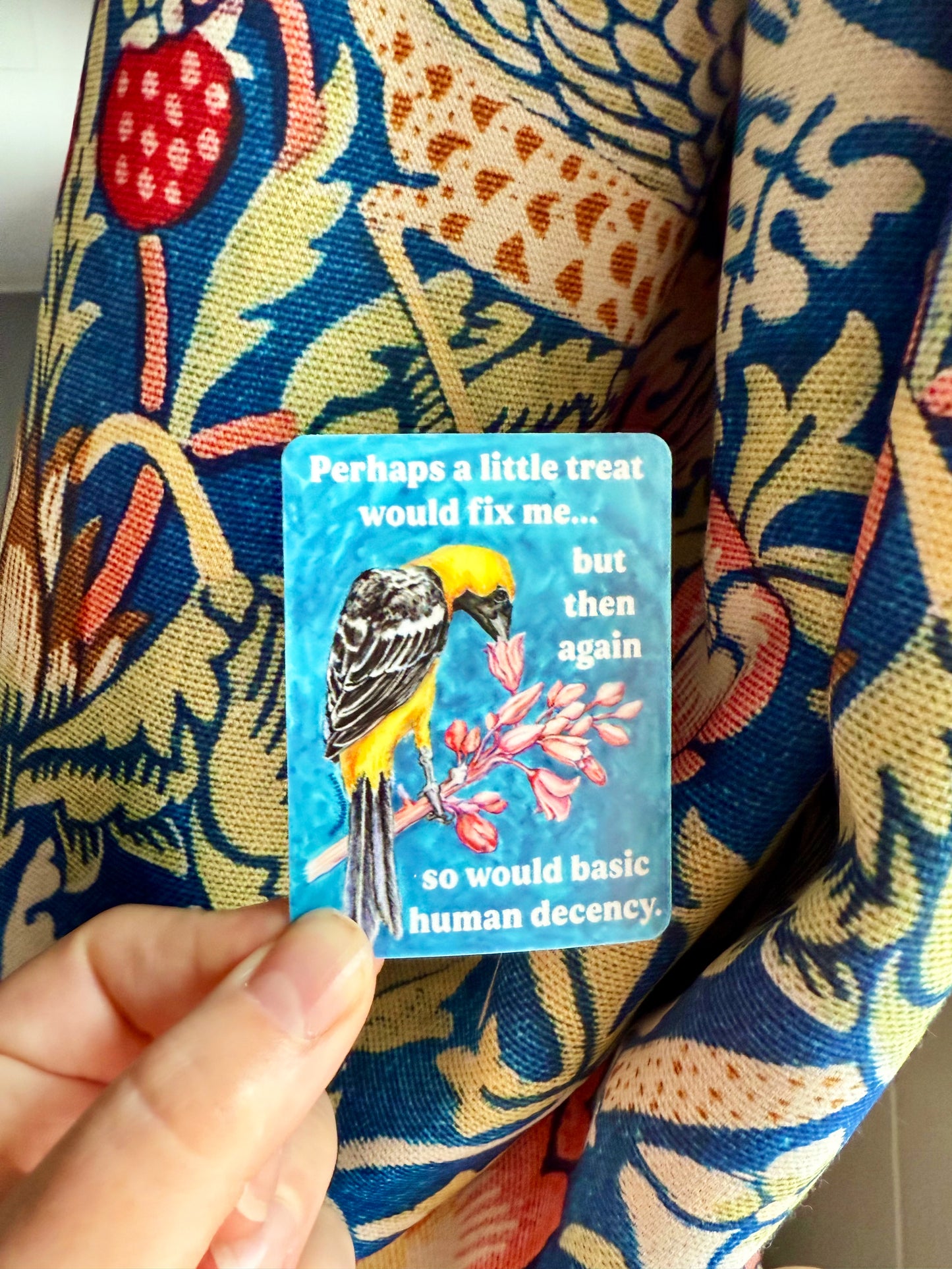 Perhaps A Little Treat Would Fix Me: Feminist Sticker