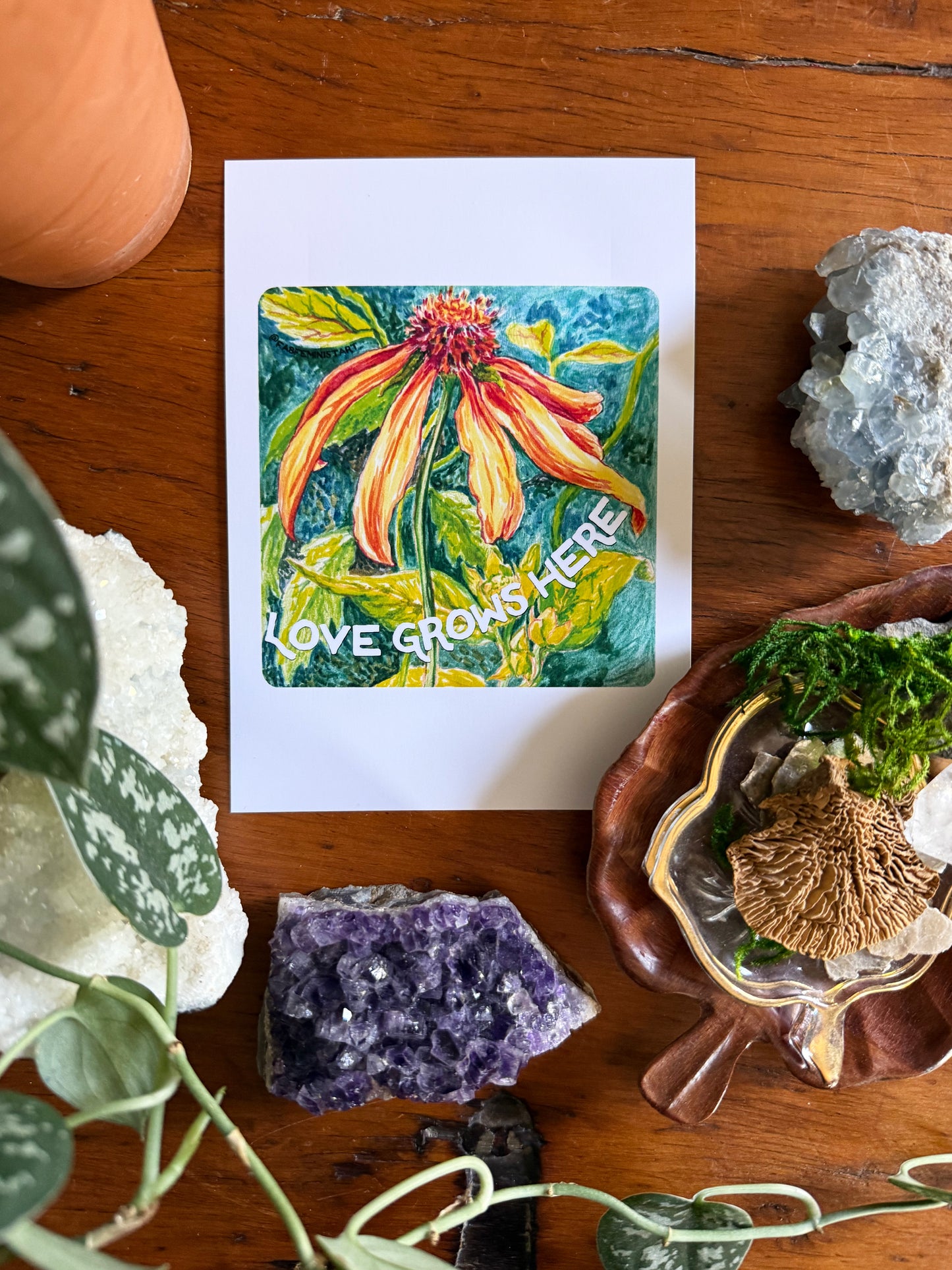 Love Grows Here: Mental Health Print