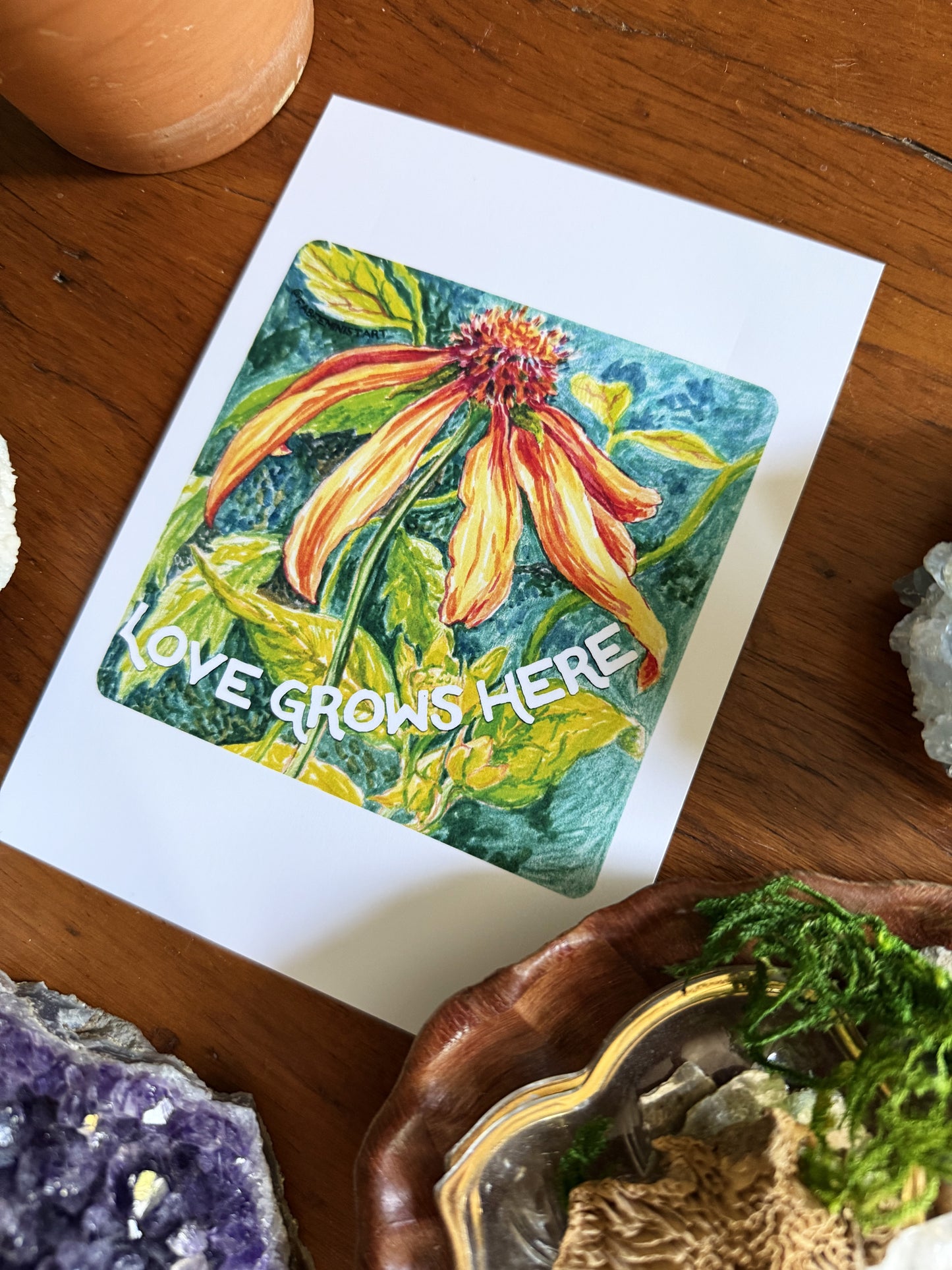 Love Grows Here: Mental Health Print