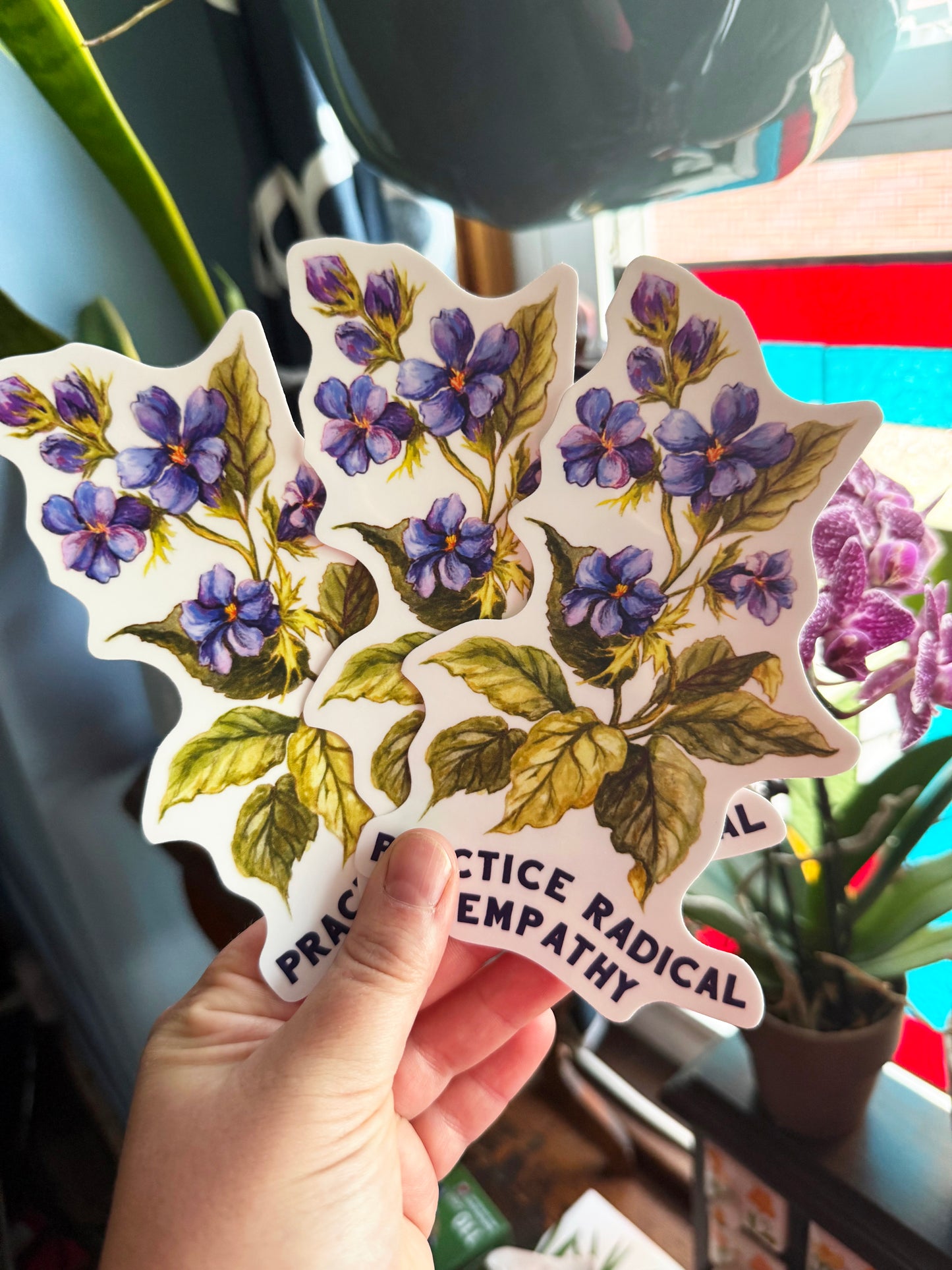 Practice Radical Empathy: LARGE Feminist Sticker