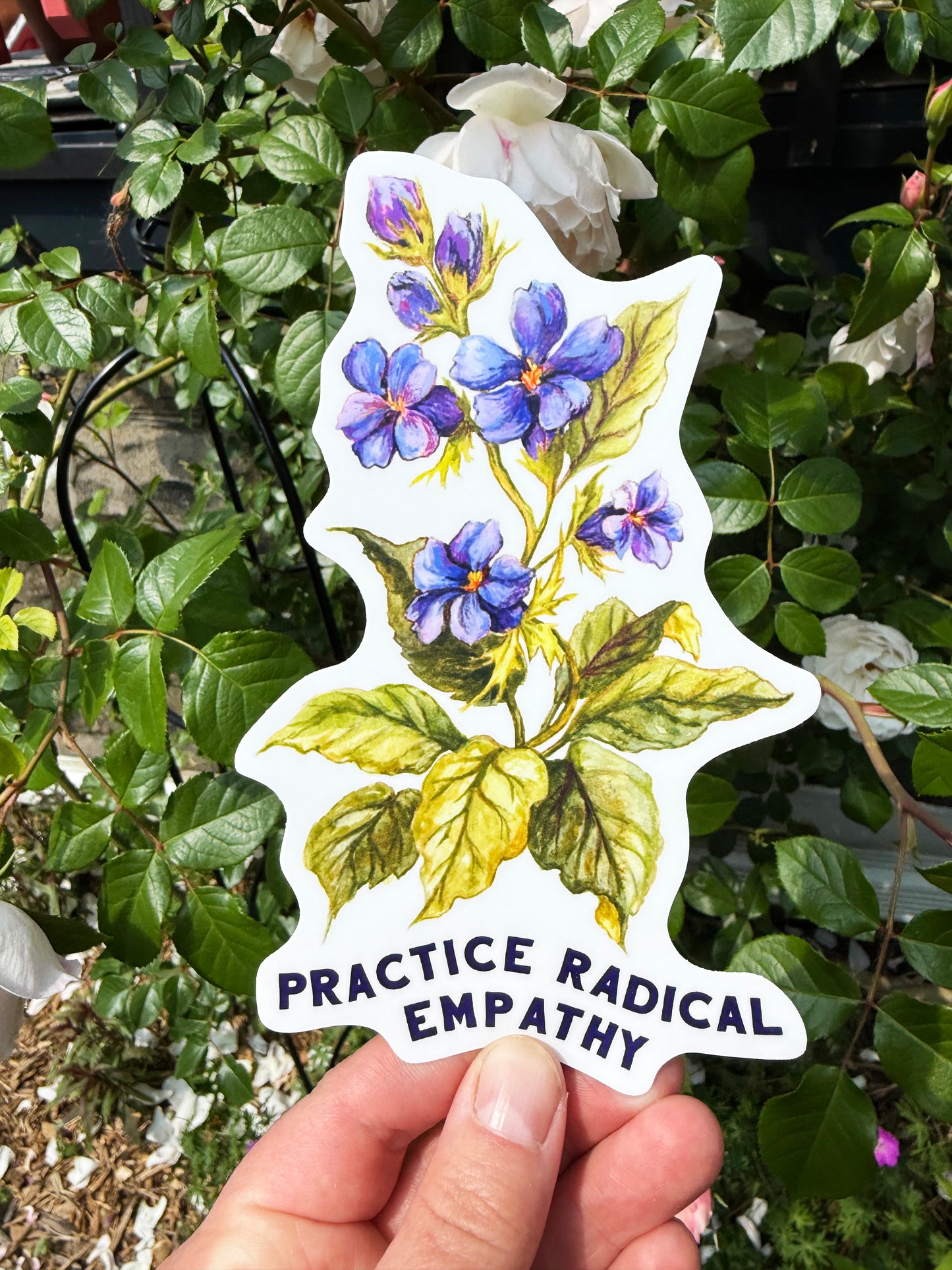 Practice Radical Empathy: LARGE Feminist Sticker