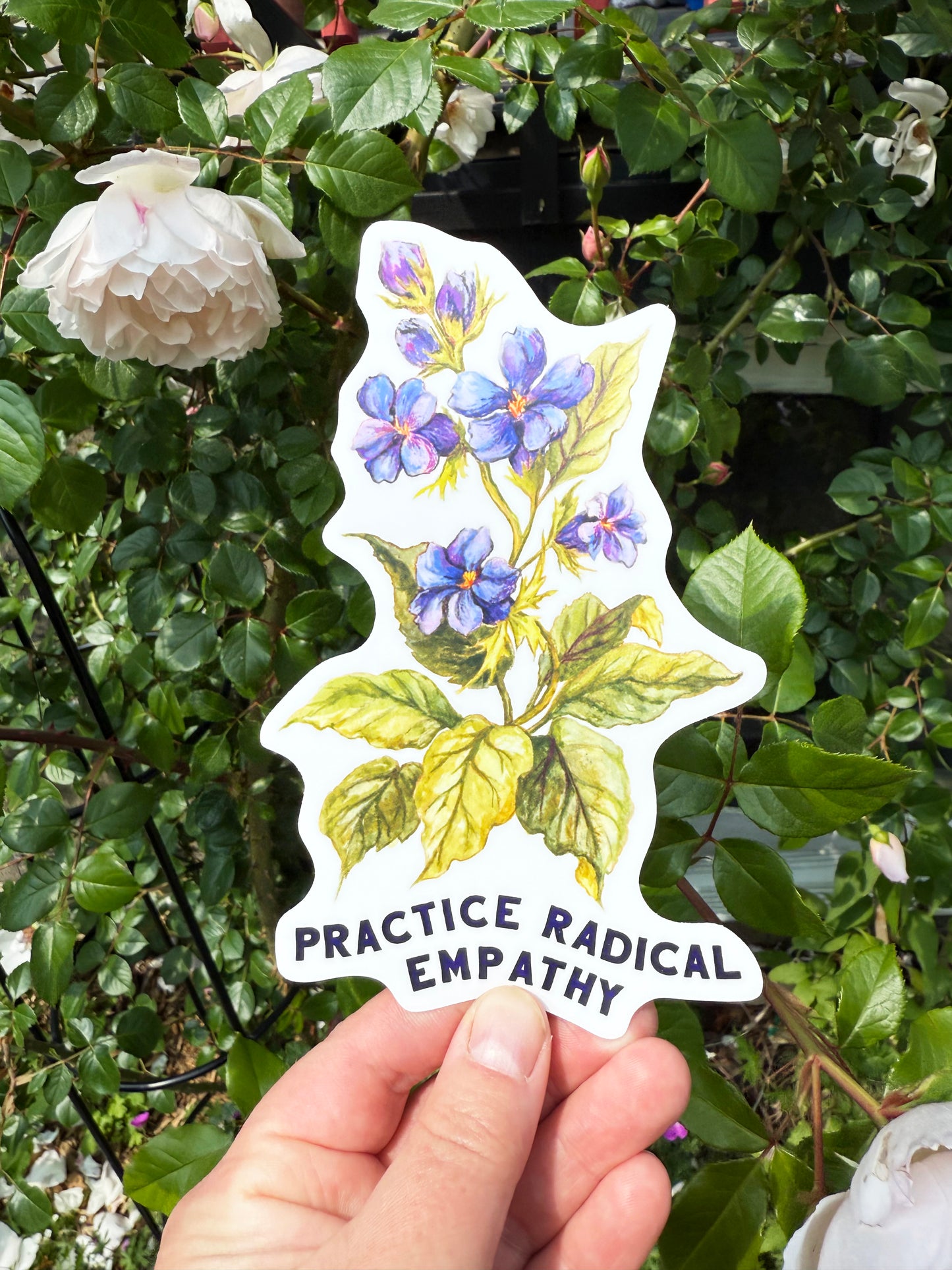 Practice Radical Empathy: LARGE Feminist Sticker