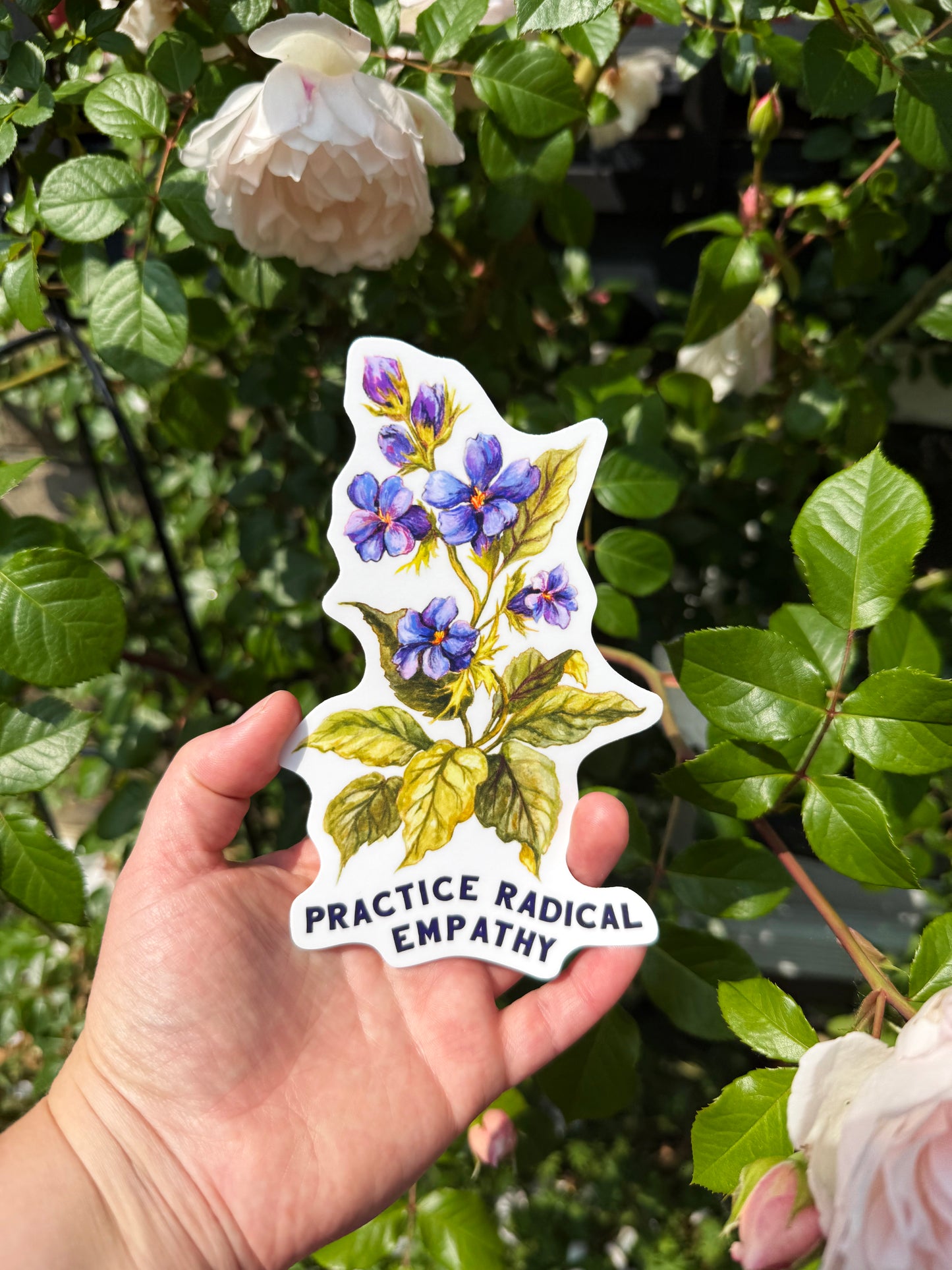 Practice Radical Empathy: LARGE Feminist Sticker