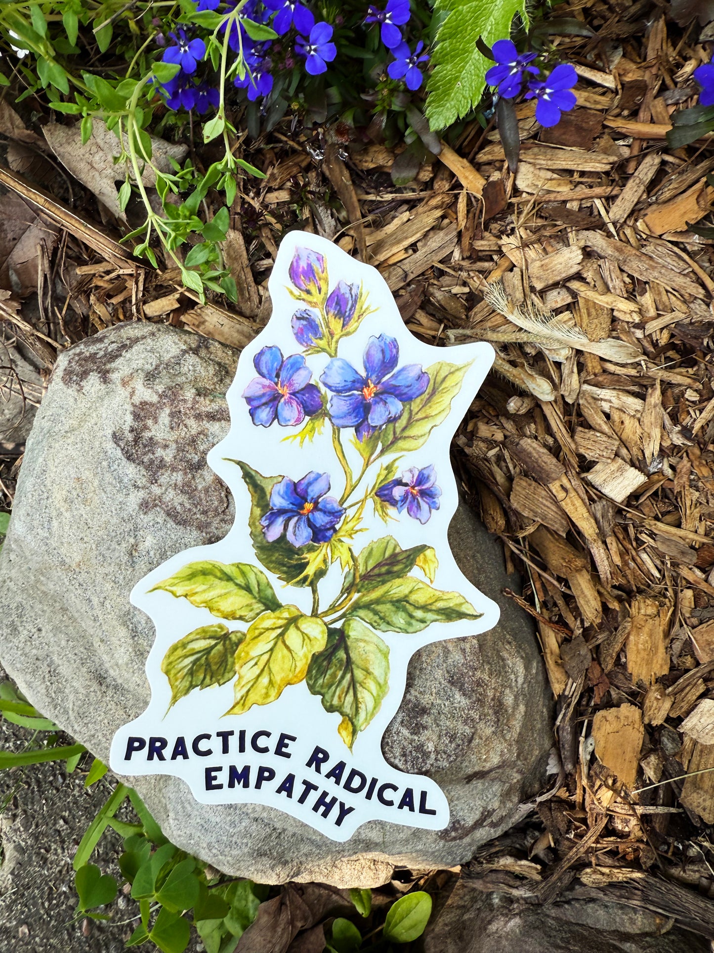 Practice Radical Empathy: LARGE Feminist Sticker