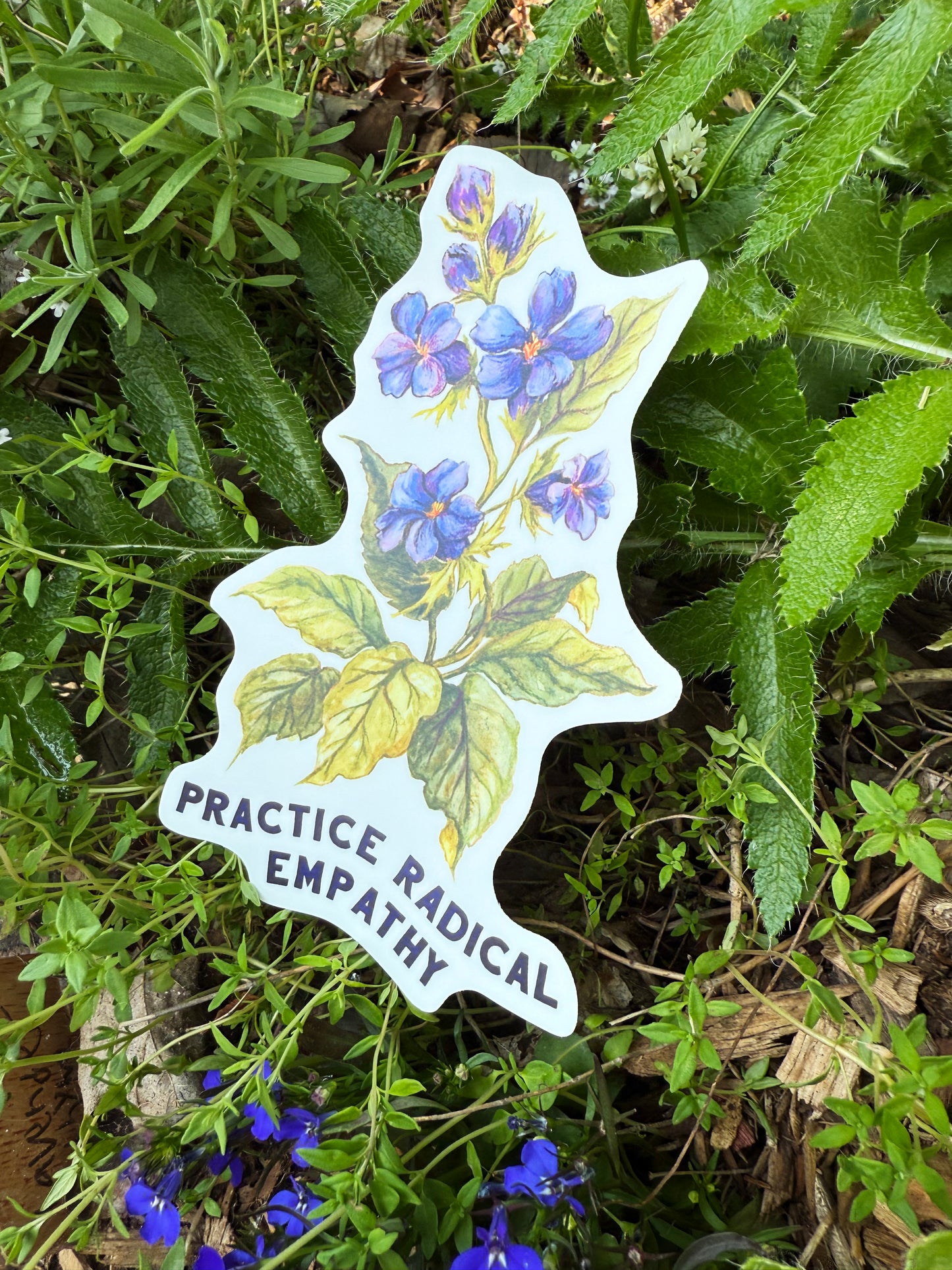 Practice Radical Empathy: LARGE Feminist Sticker