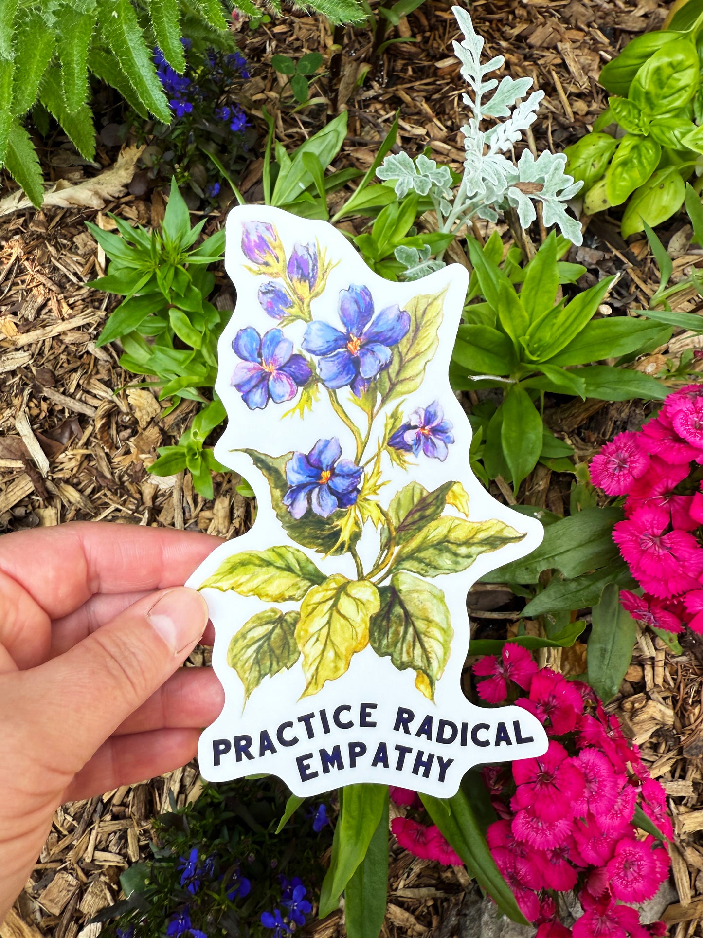 Practice Radical Empathy: LARGE Feminist Sticker