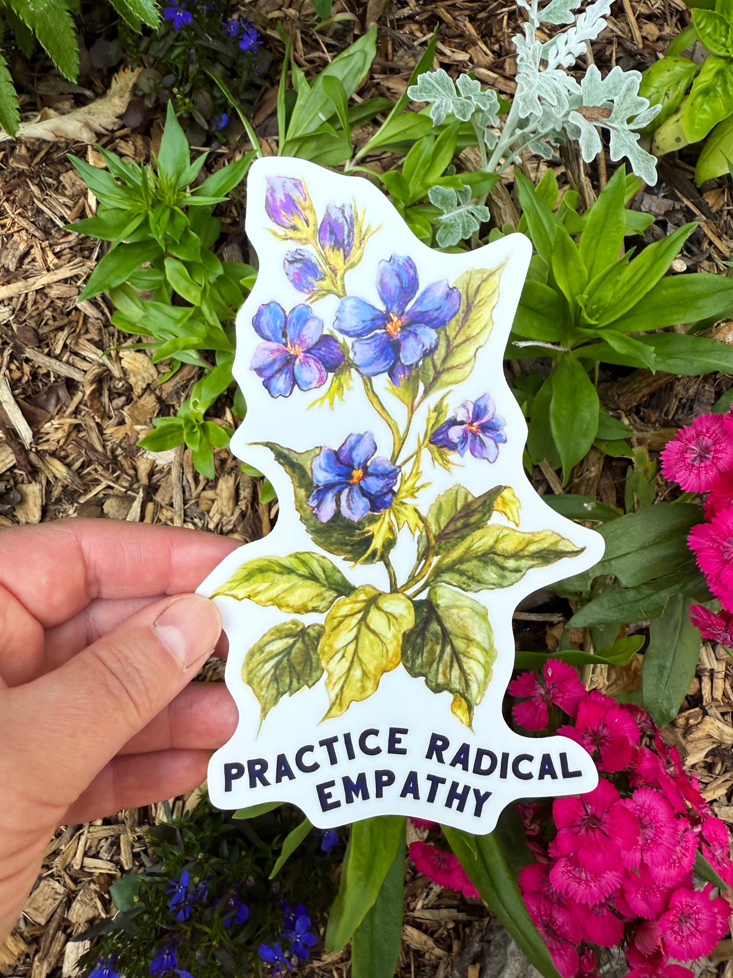 Practice Radical Empathy: LARGE Feminist Sticker