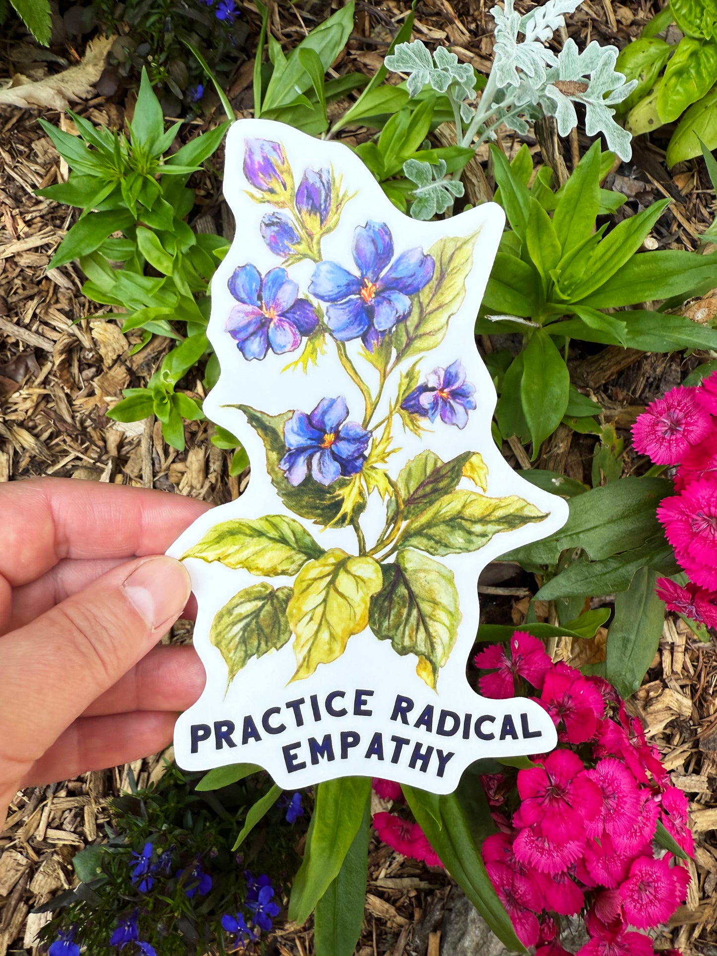 Practice Radical Empathy: LARGE Feminist Sticker