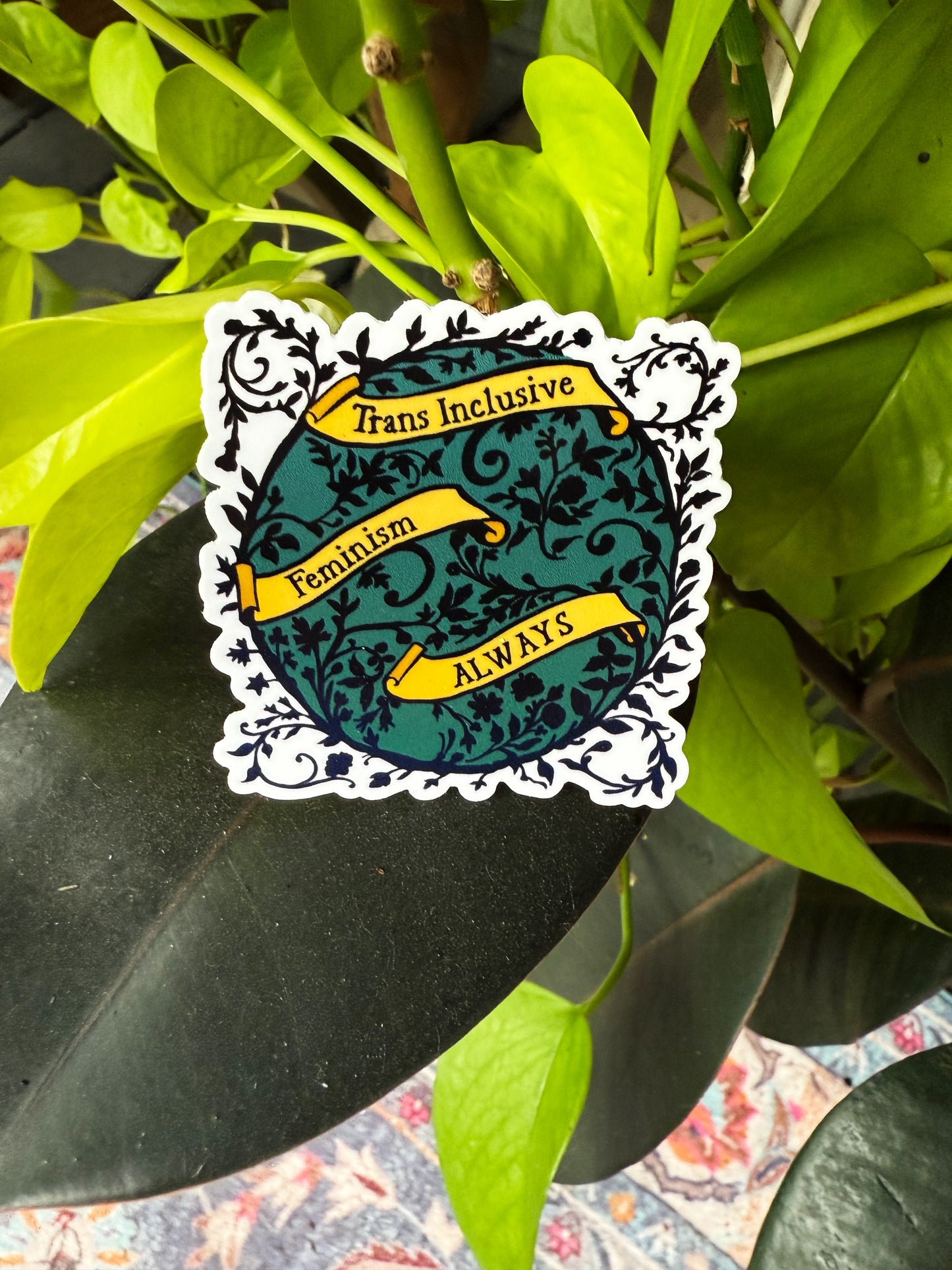 Trans Inclusive Feminism Always: Feminist Sticker