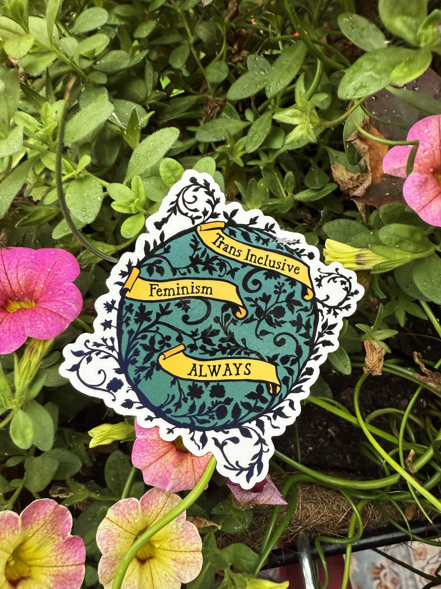 Trans Inclusive Feminism Always: Feminist Sticker