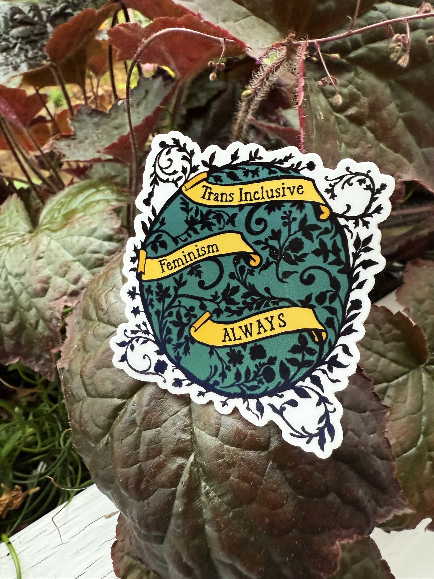 Trans Inclusive Feminism Always: Feminist Sticker